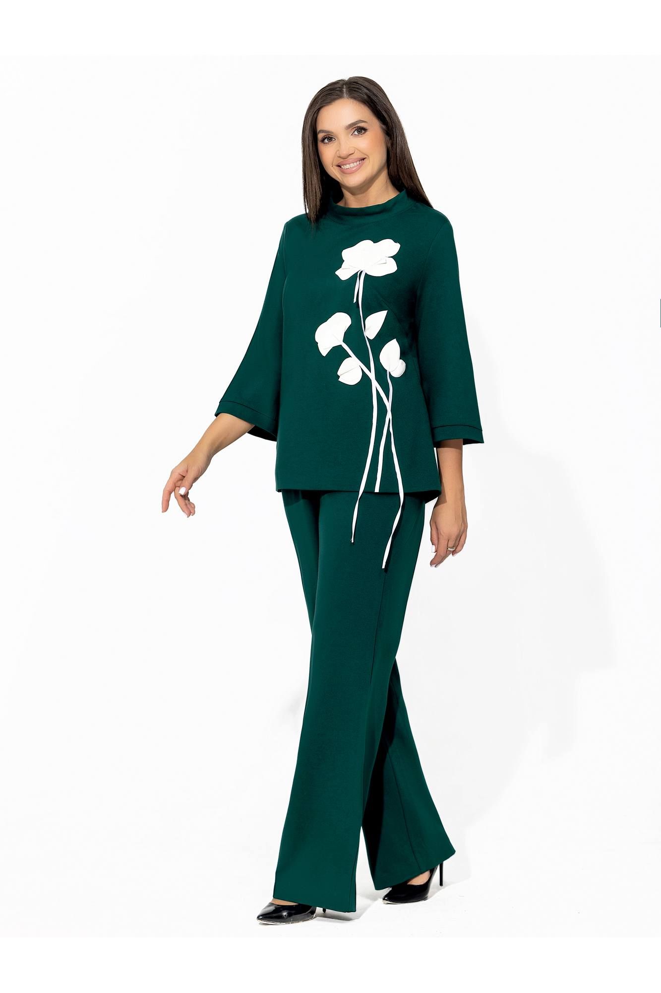 Комплекты брючные Gold Style 2598 изумрудный