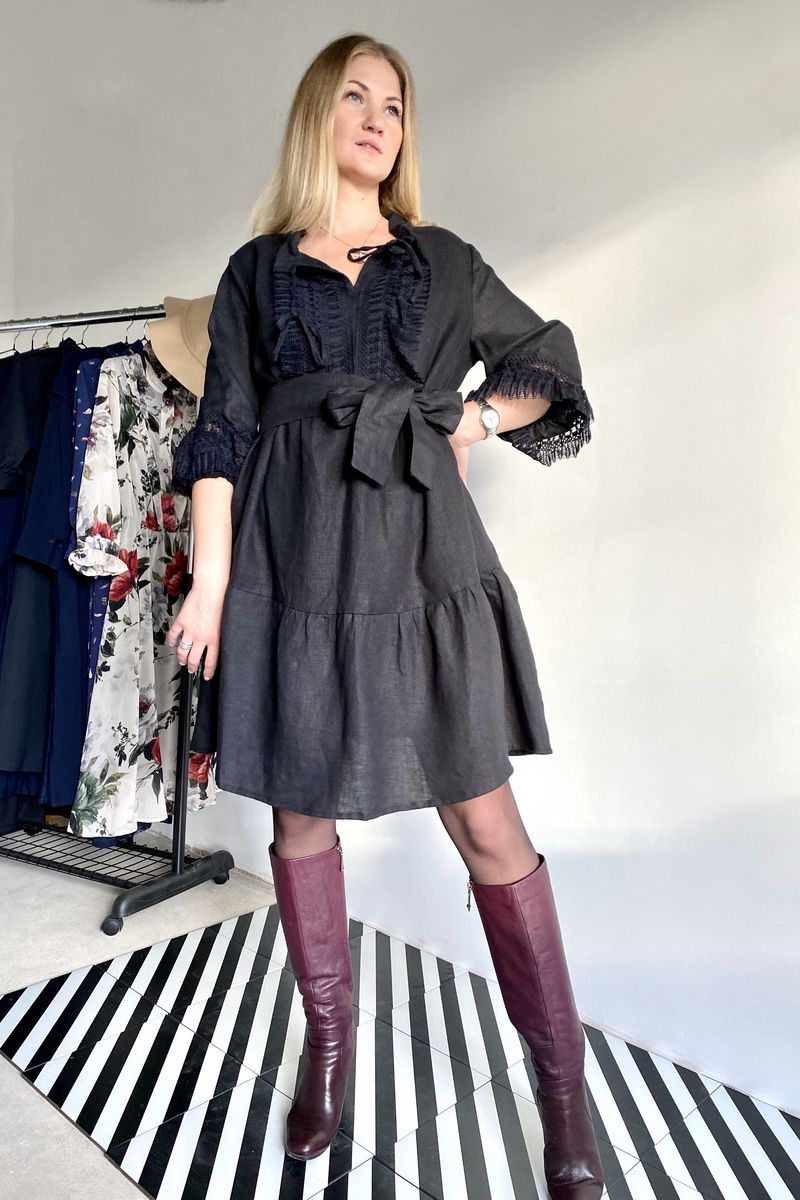 Льняное платье Pavlova