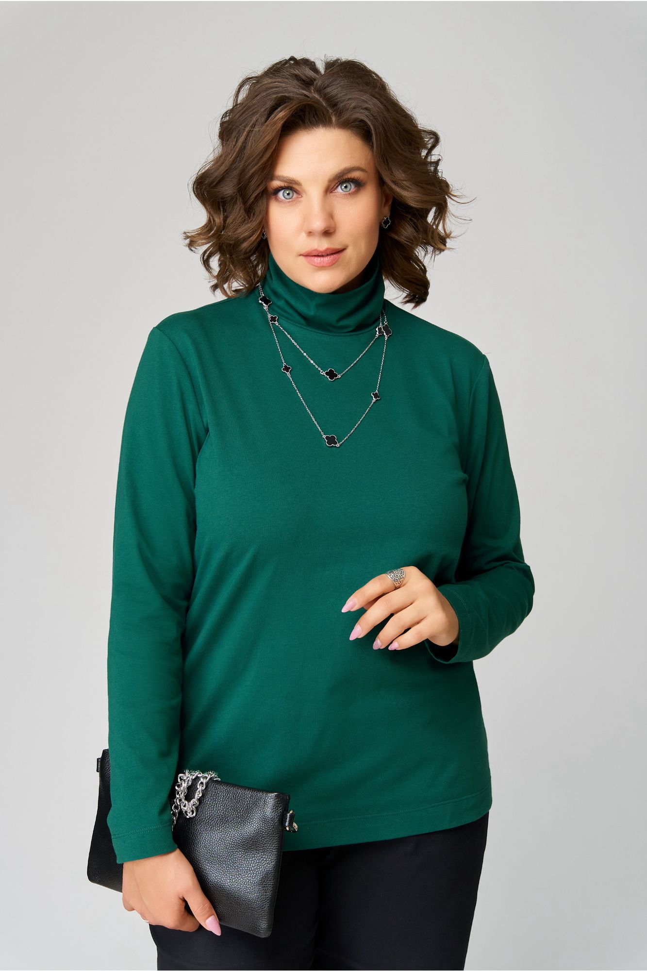 Водолазки Bliss 9044 изумрудный