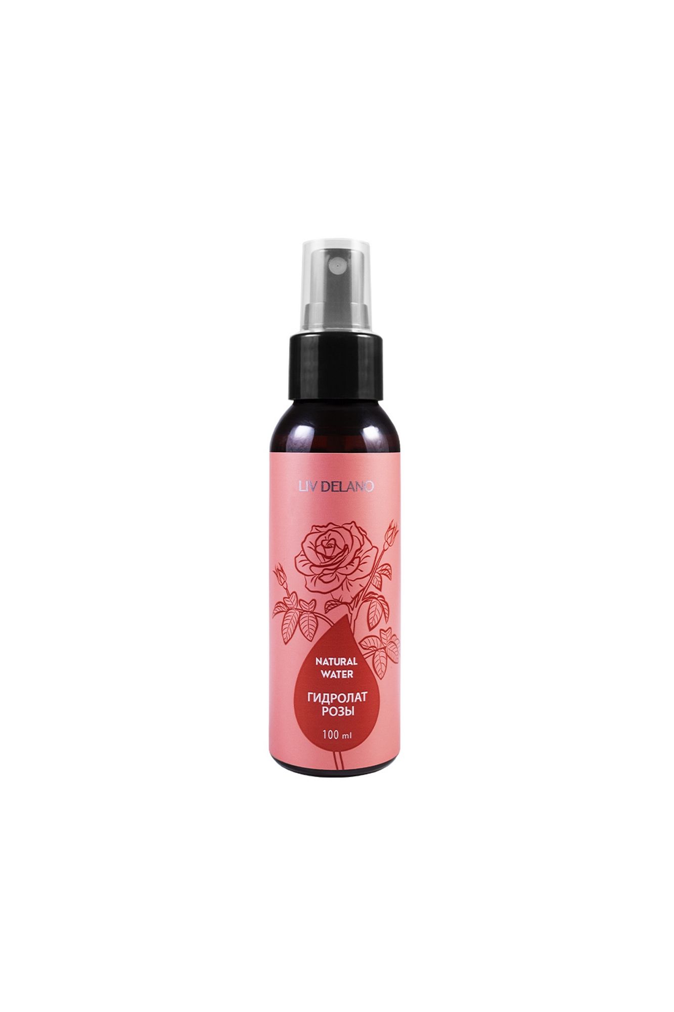 Тоники и лосьоны LIV DELANO Natural water Гидролат розы
