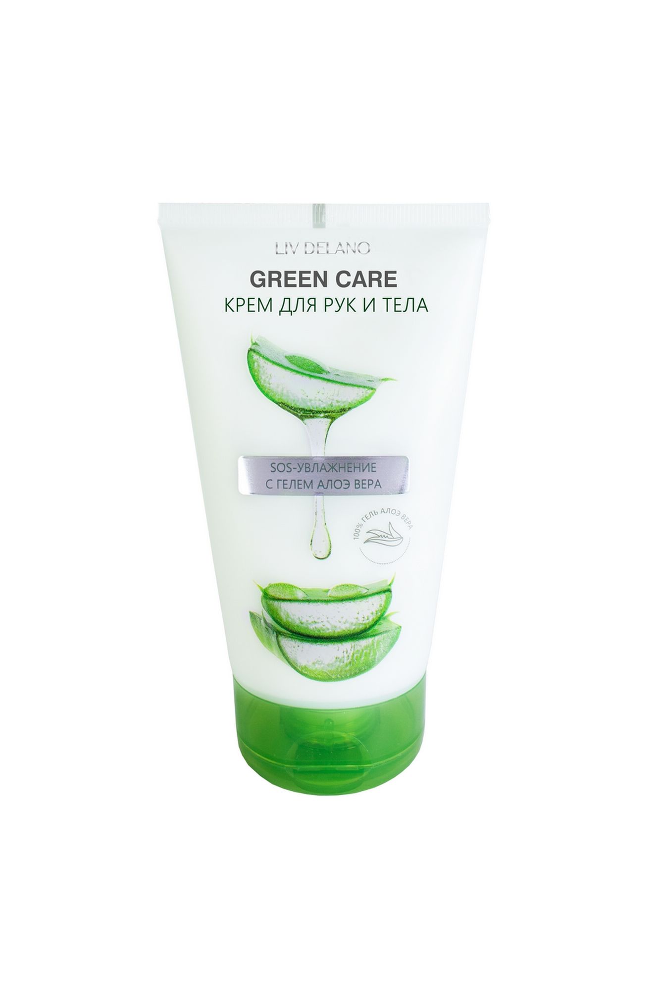 Крема для тела LIV DELANO Green Care Крем для рук и тела SOS-увлажнение с гелем Алоэ Вера