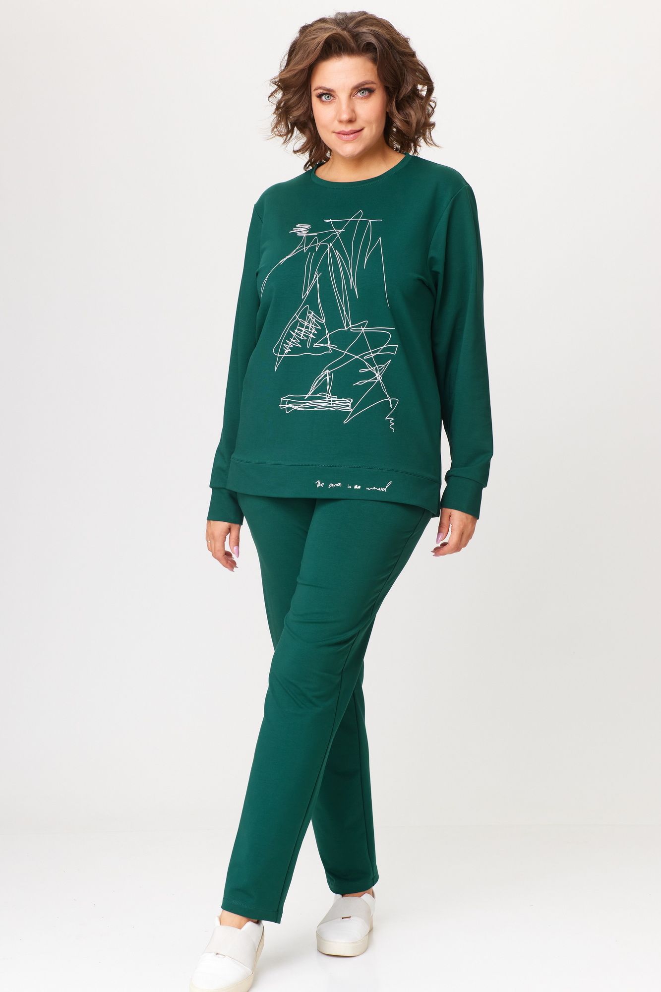 Комплекты брючные STEFANY 2085 зеленый