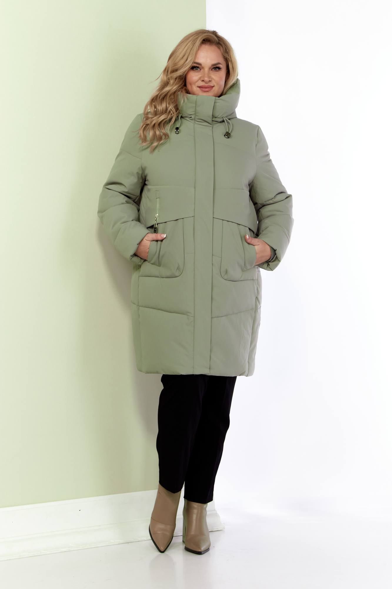 Куртки Shetti 2170 фисташка