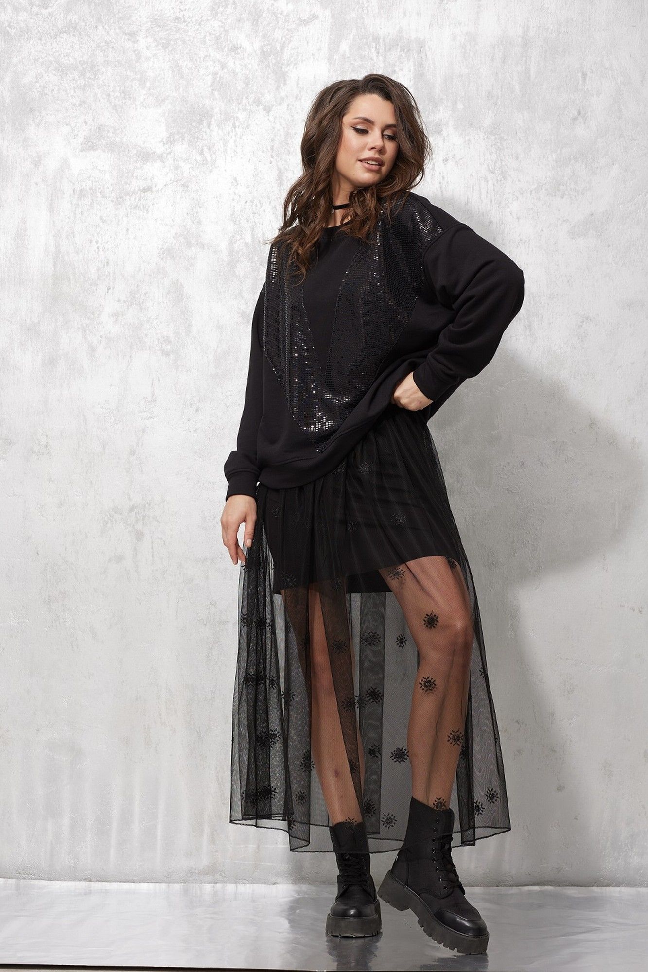 Юбки MG Wear 3107 черный