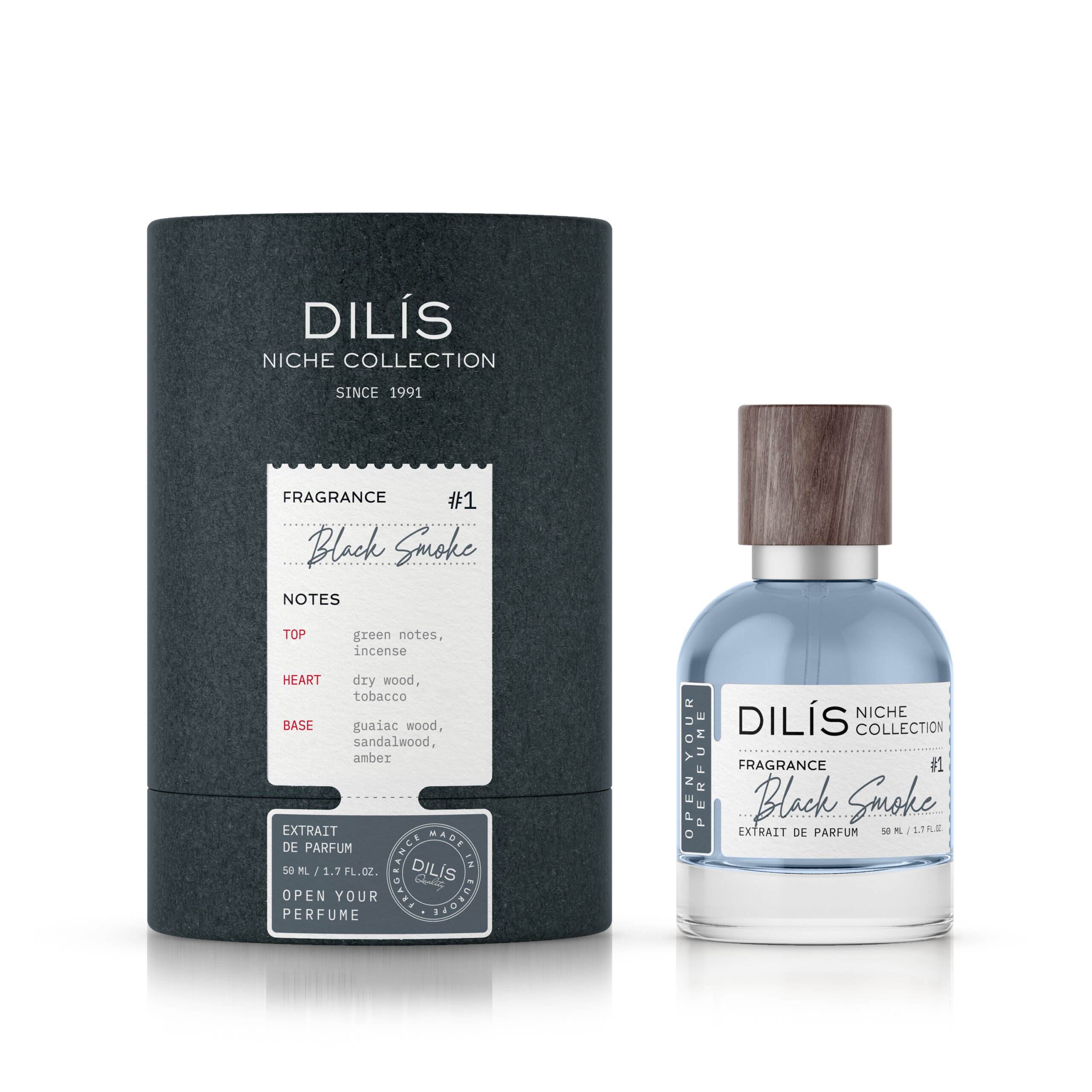 Для мужчин DILIS NICHE COLLECTION #1 Black Smoke