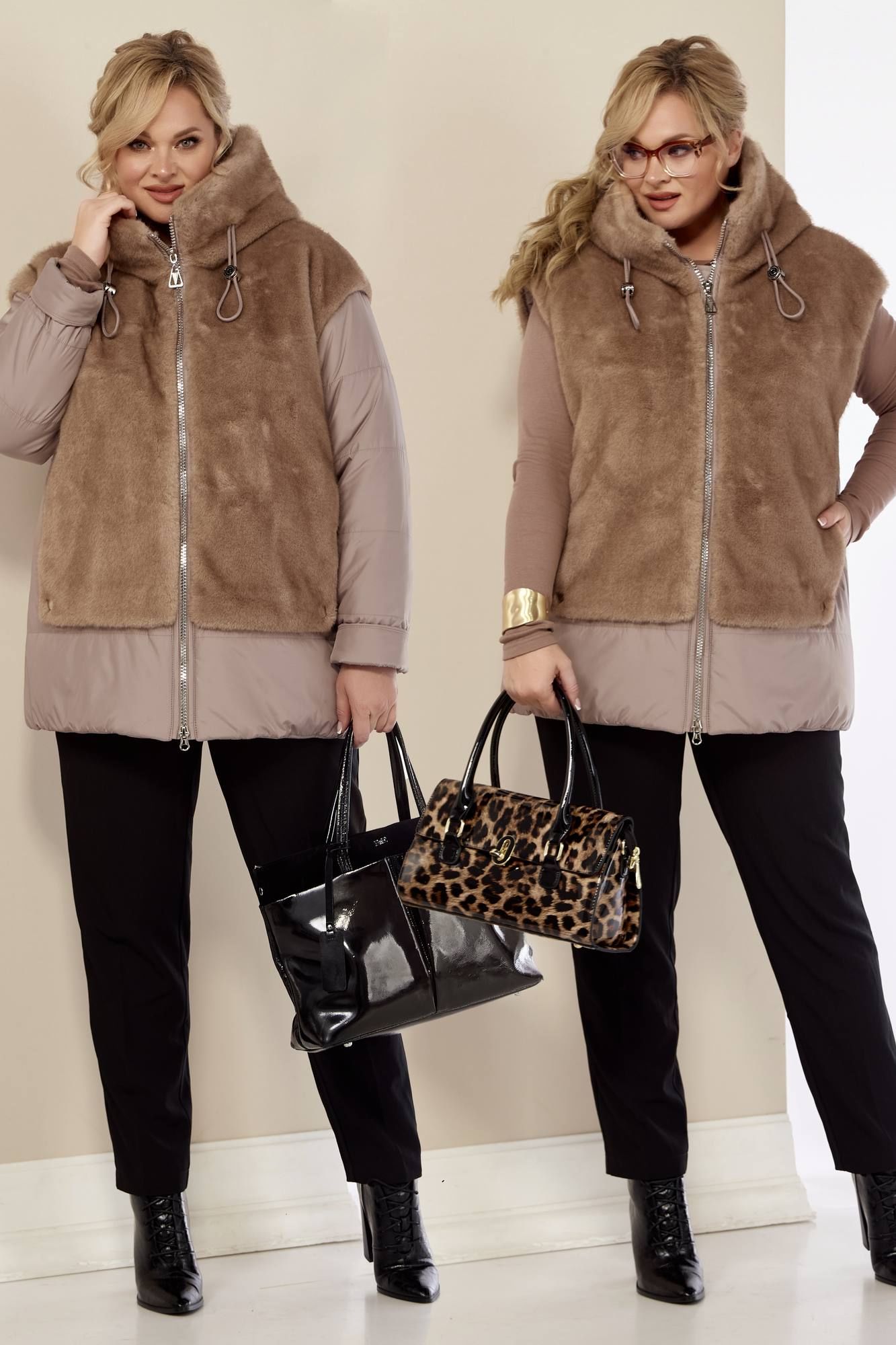 Куртки Shetti 2173 капучино