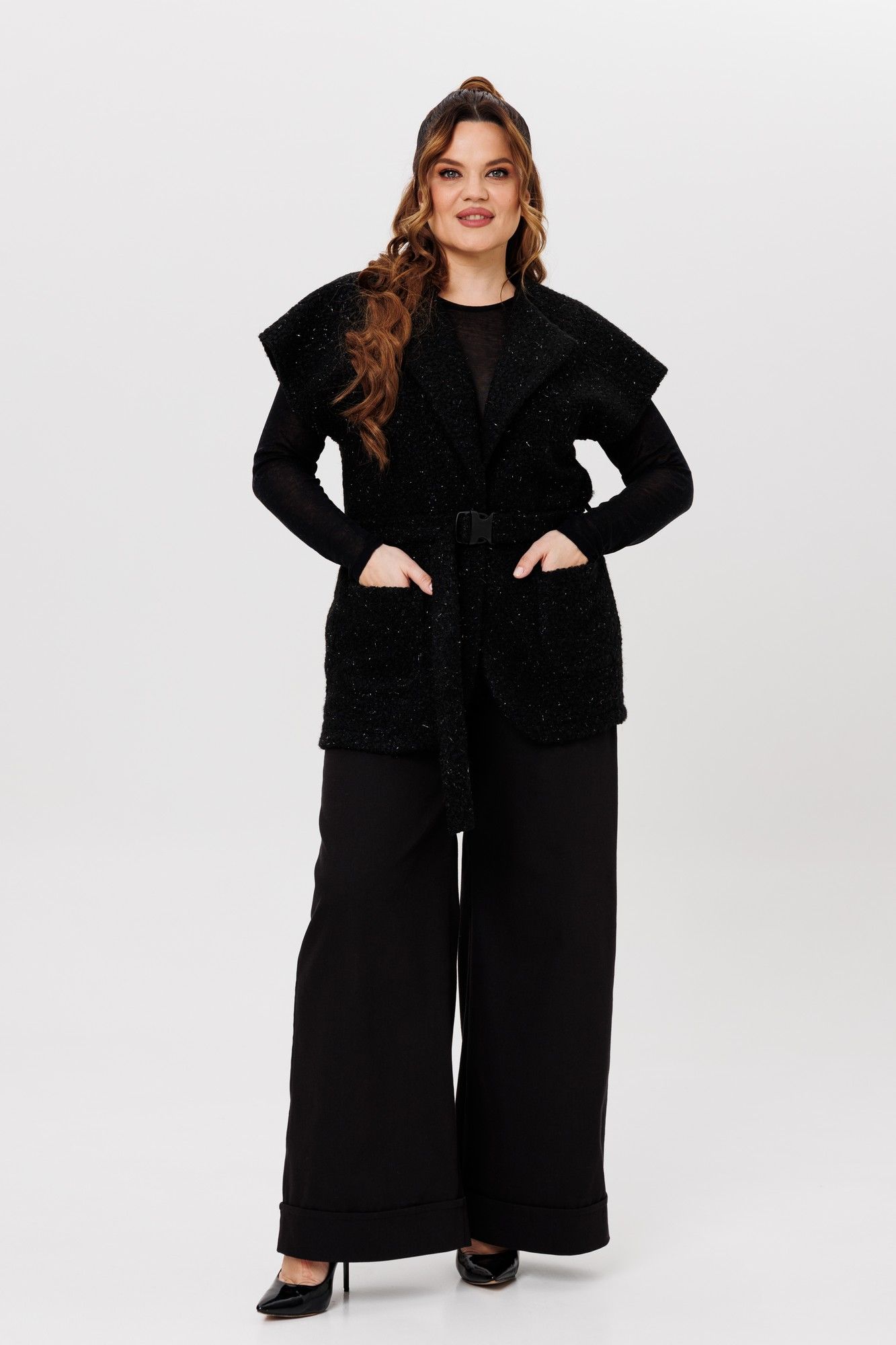Комплекты брючные Michel chic 1409 черный