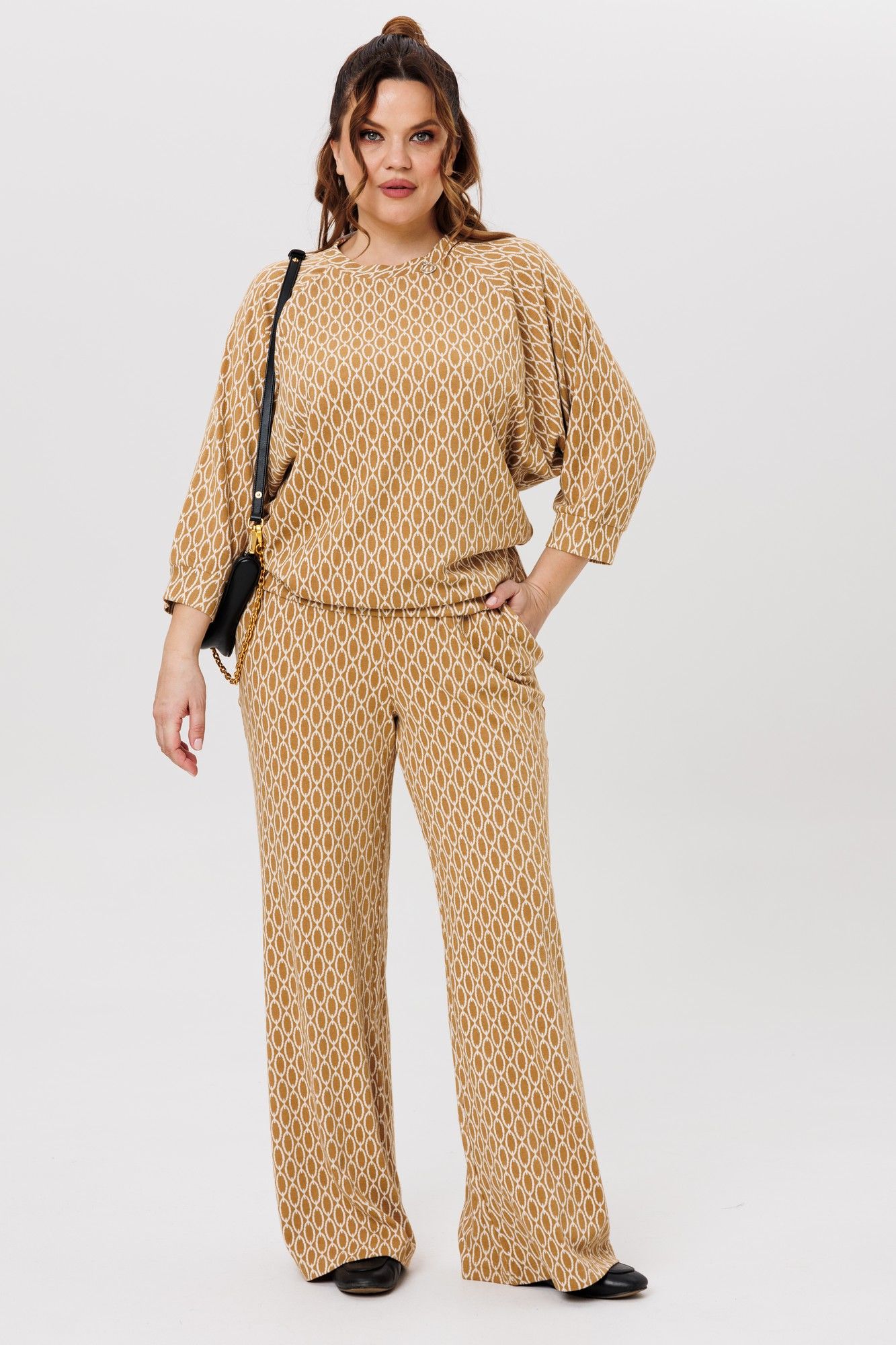 Комплекты брючные Michel chic 1403 экрю