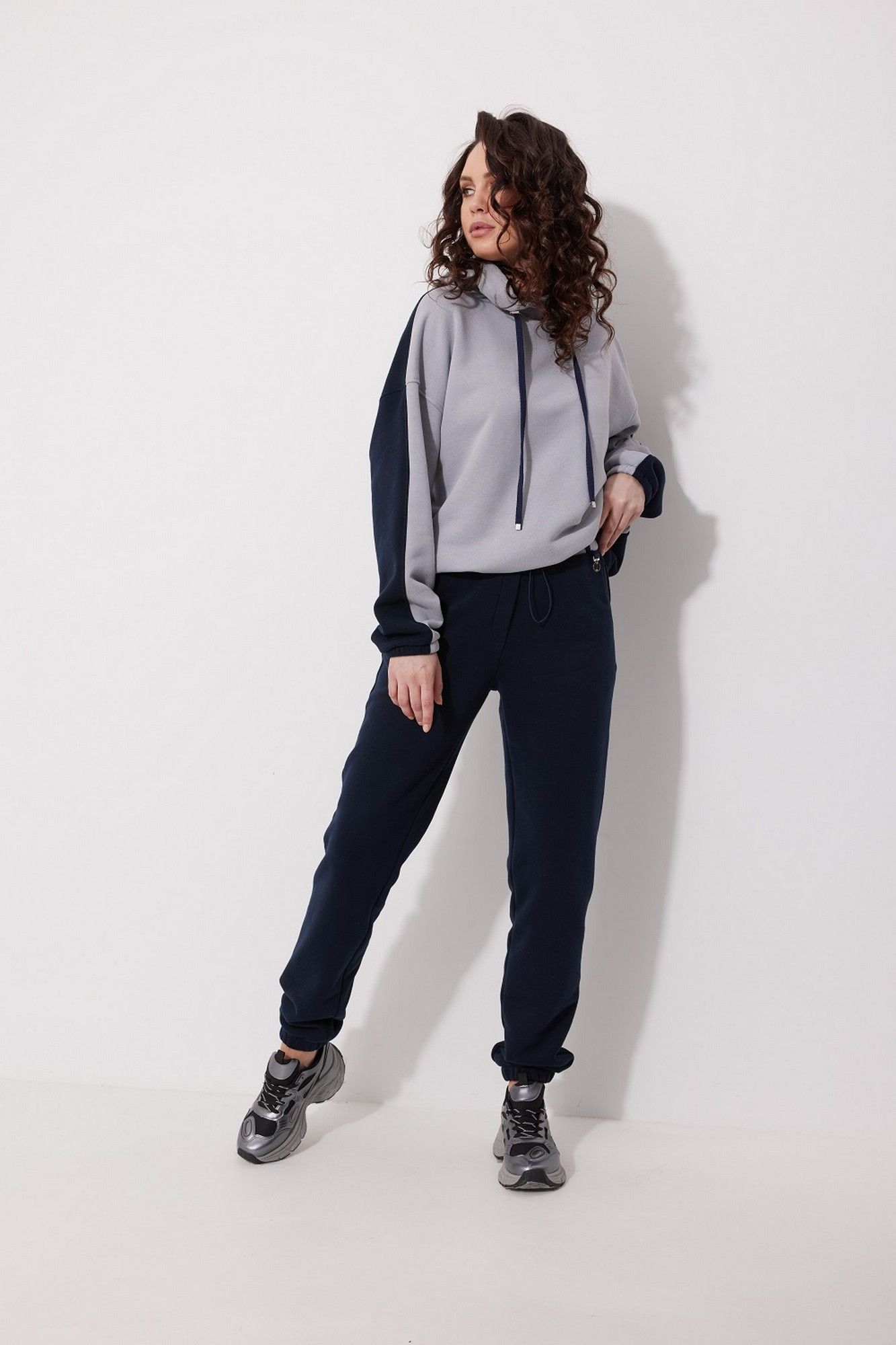 Толстовки и олимпийки MG Wear 2243 сине-серый