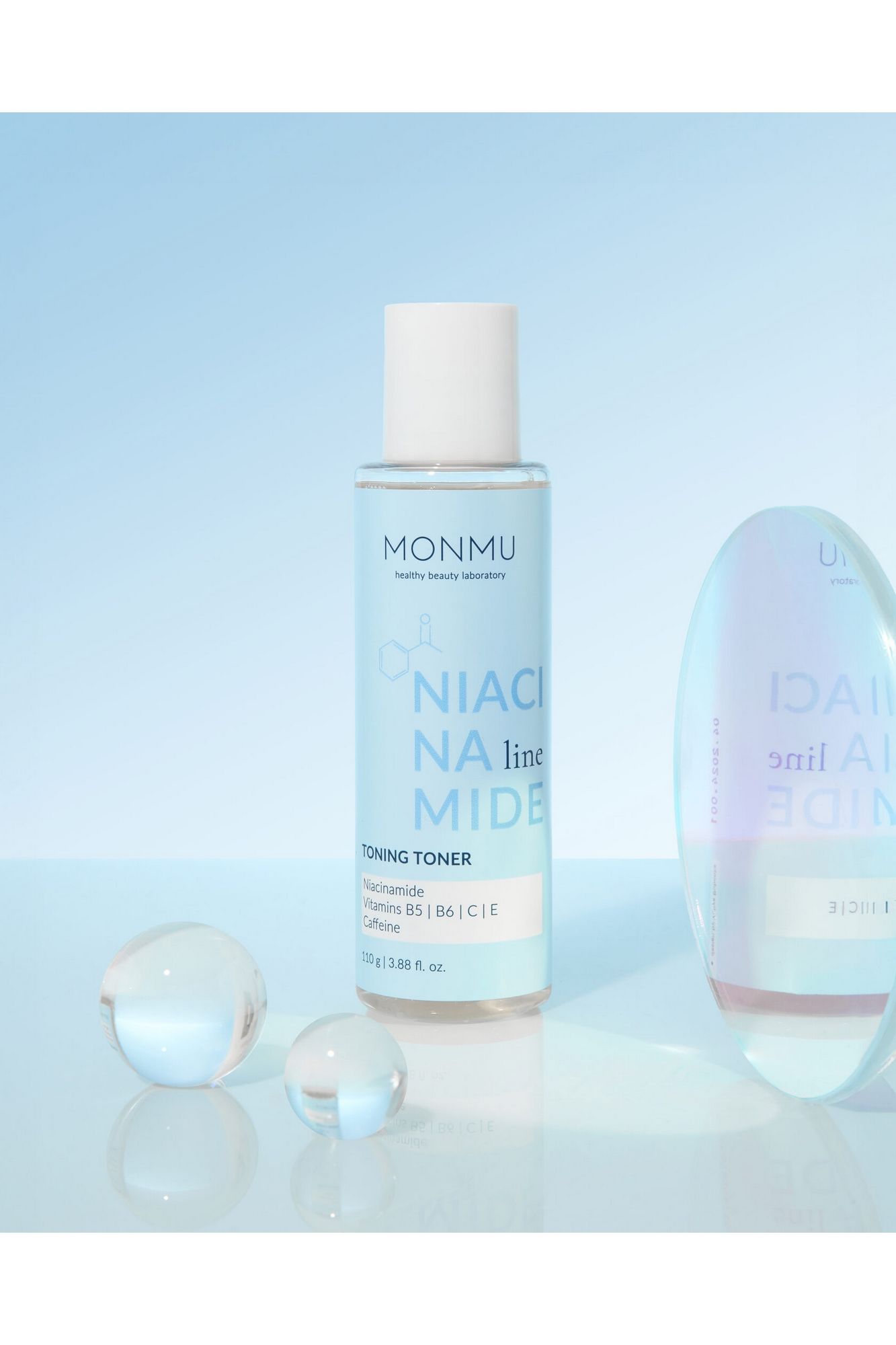 Тоники и лосьоны MONMU NIACINAMIDE Toning toner, 110g