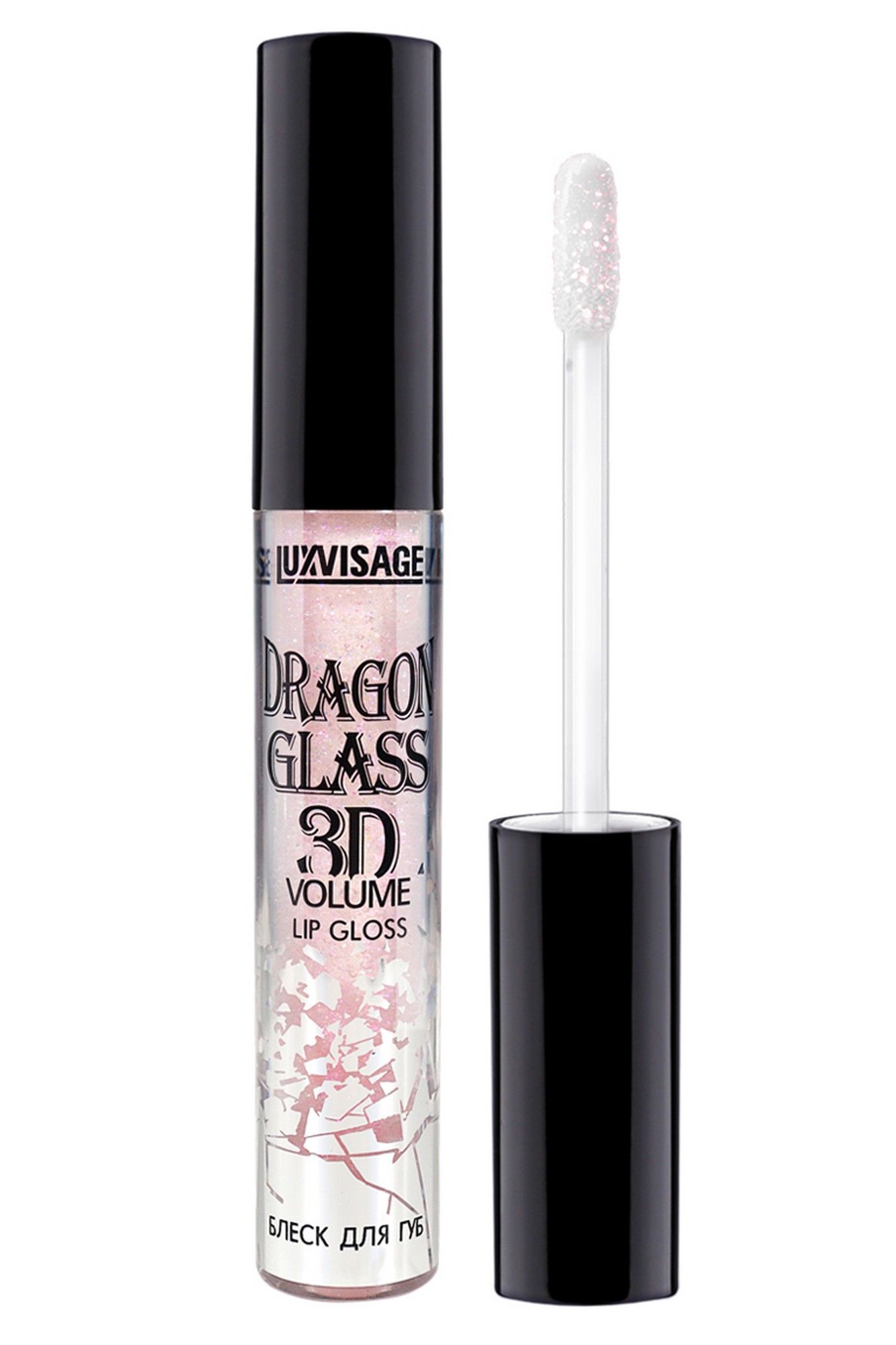 Блески и тинты LUXVISAGE DRAGON GLASS 3D volume 2,8 г 03 flamingo