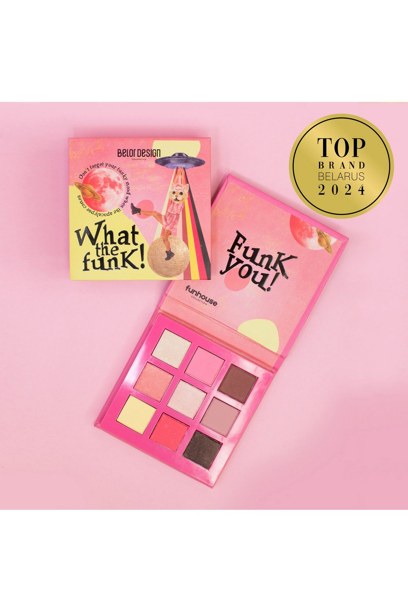 Тени для век Belor Design Палетка теней для век Funhouse What the Funk!
