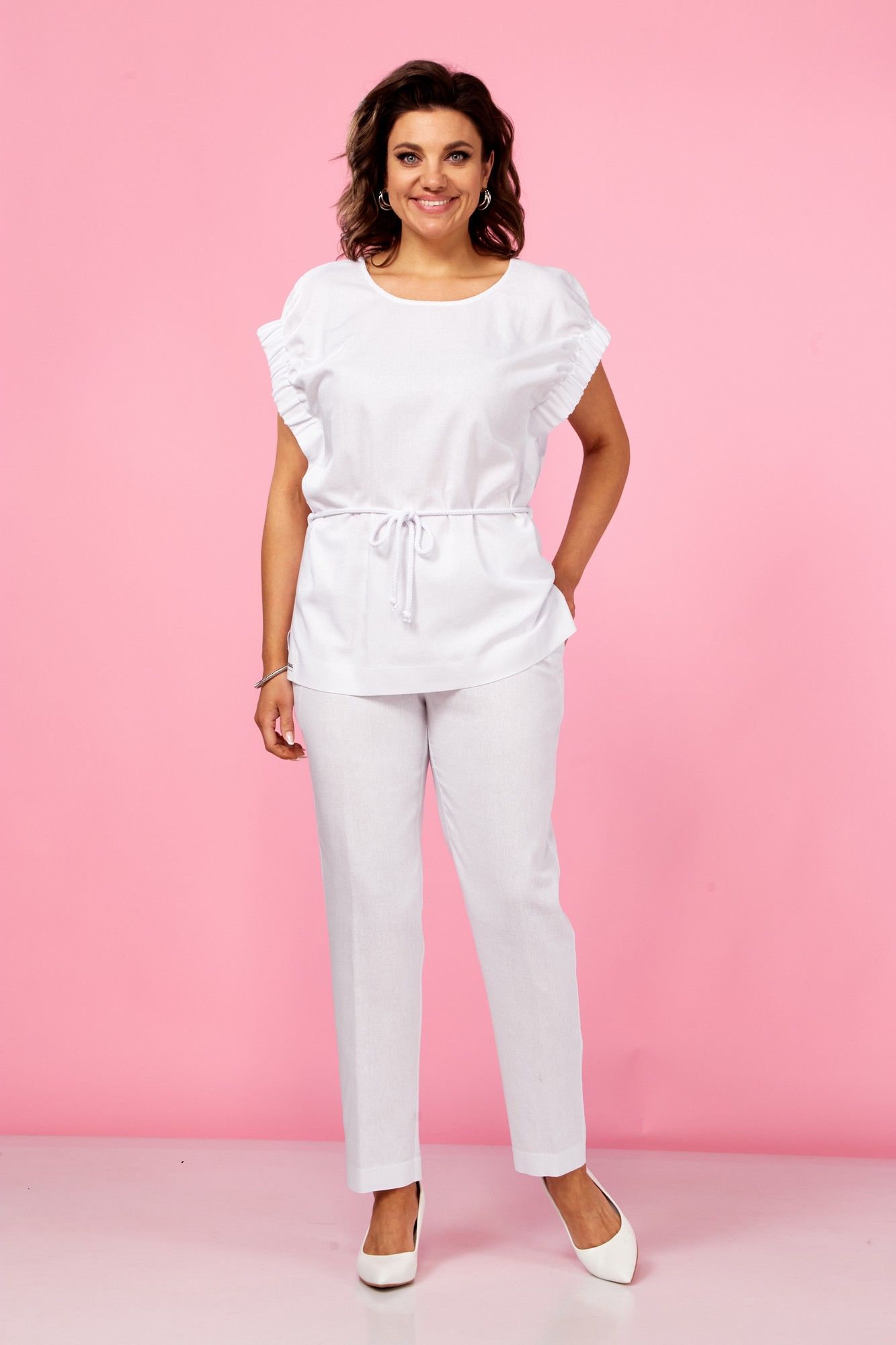 Брючные костюмы SVT-fashion 620 белый