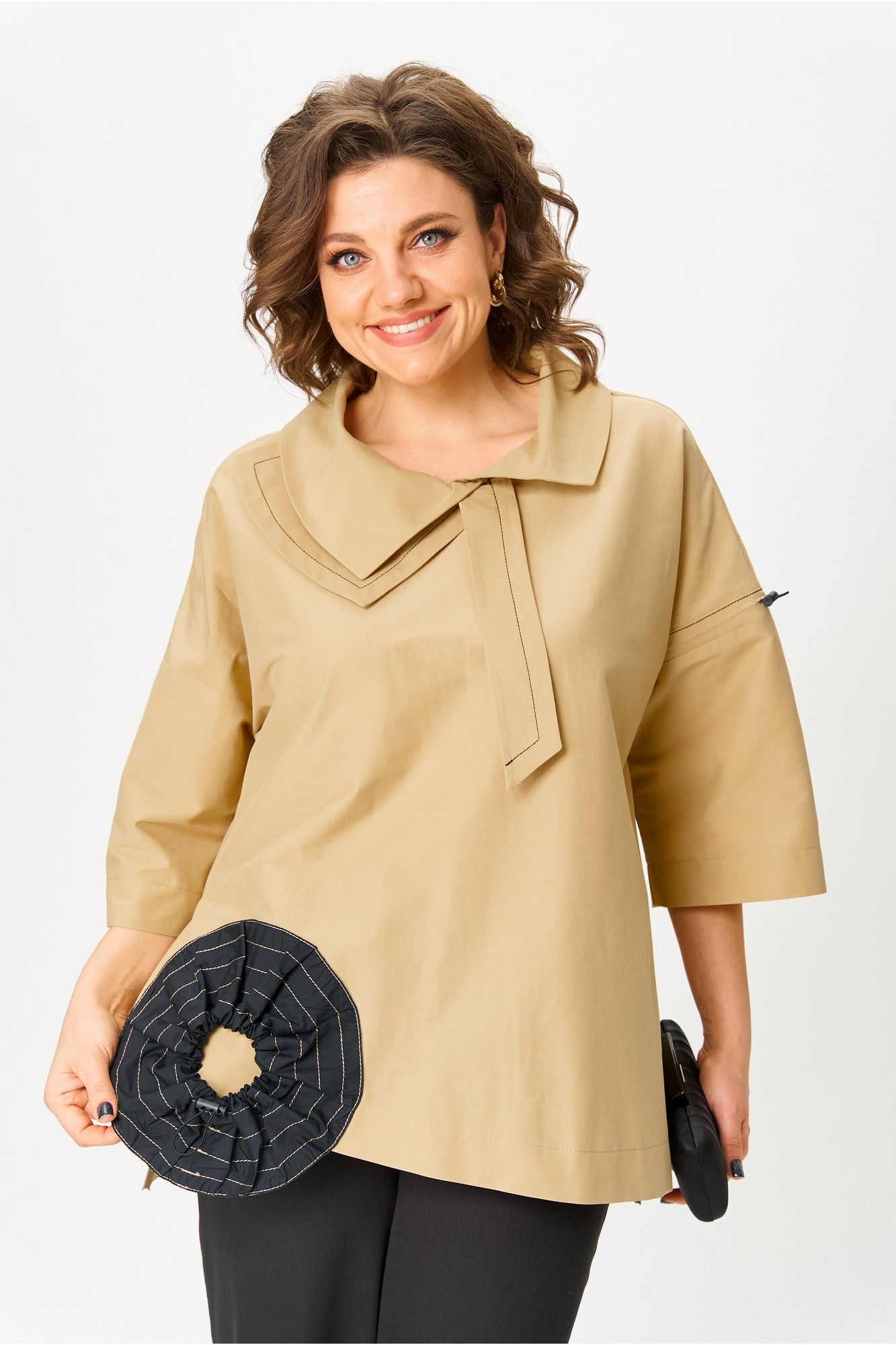Блузы Michel chic 785 песочный