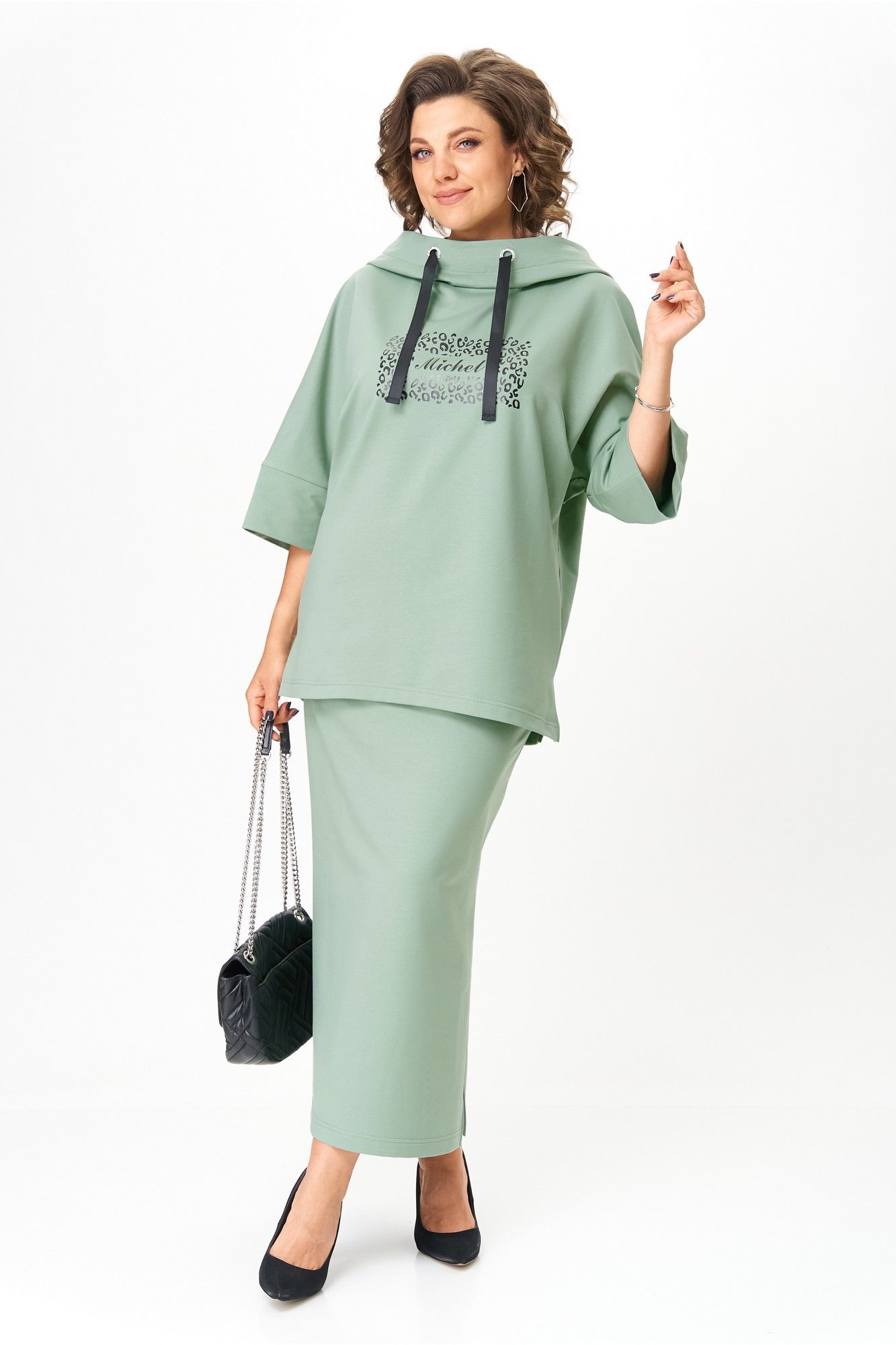 Комплекты юбочные Michel chic 1248/1 пастельный_зеленый
