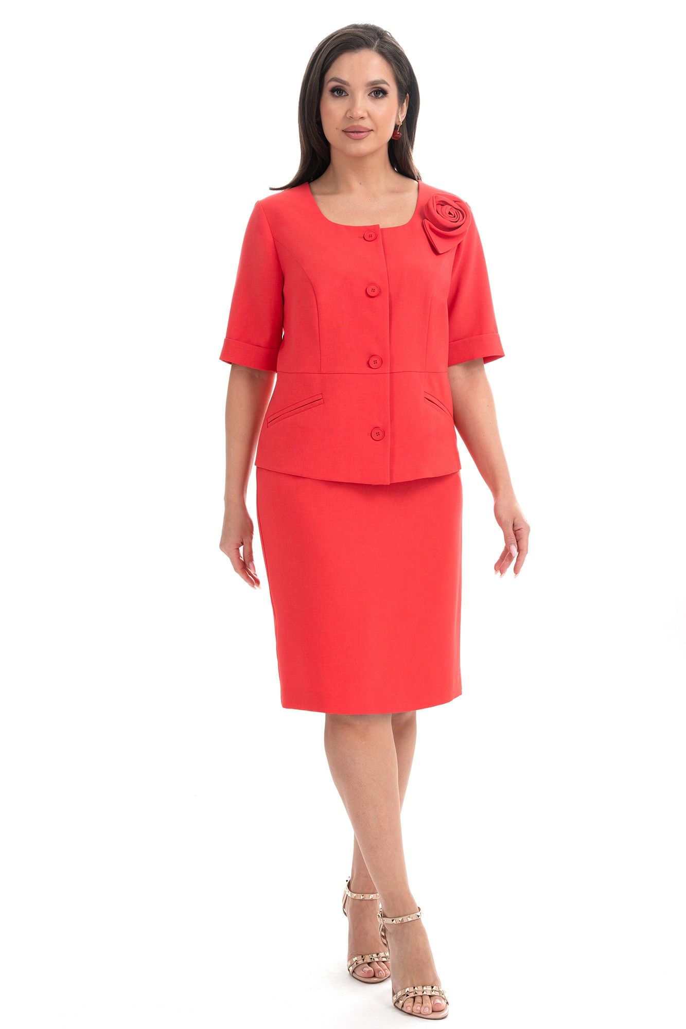 Юбочные костюмы Alani Collection 2342 коралл