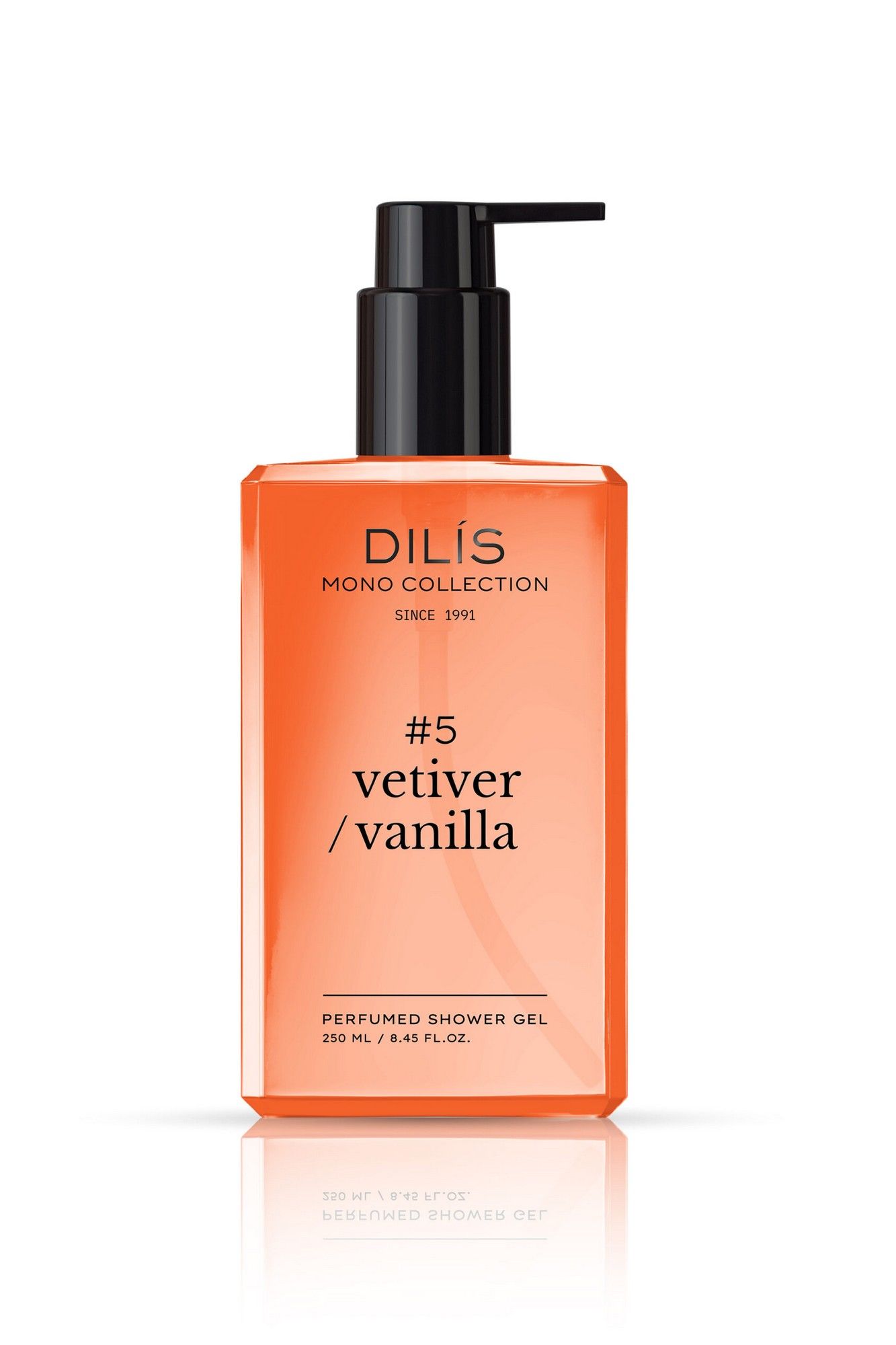 Для душа и ванны DILIS PERFUMED SHOWER GEL #5 VETIVER/VANILLA