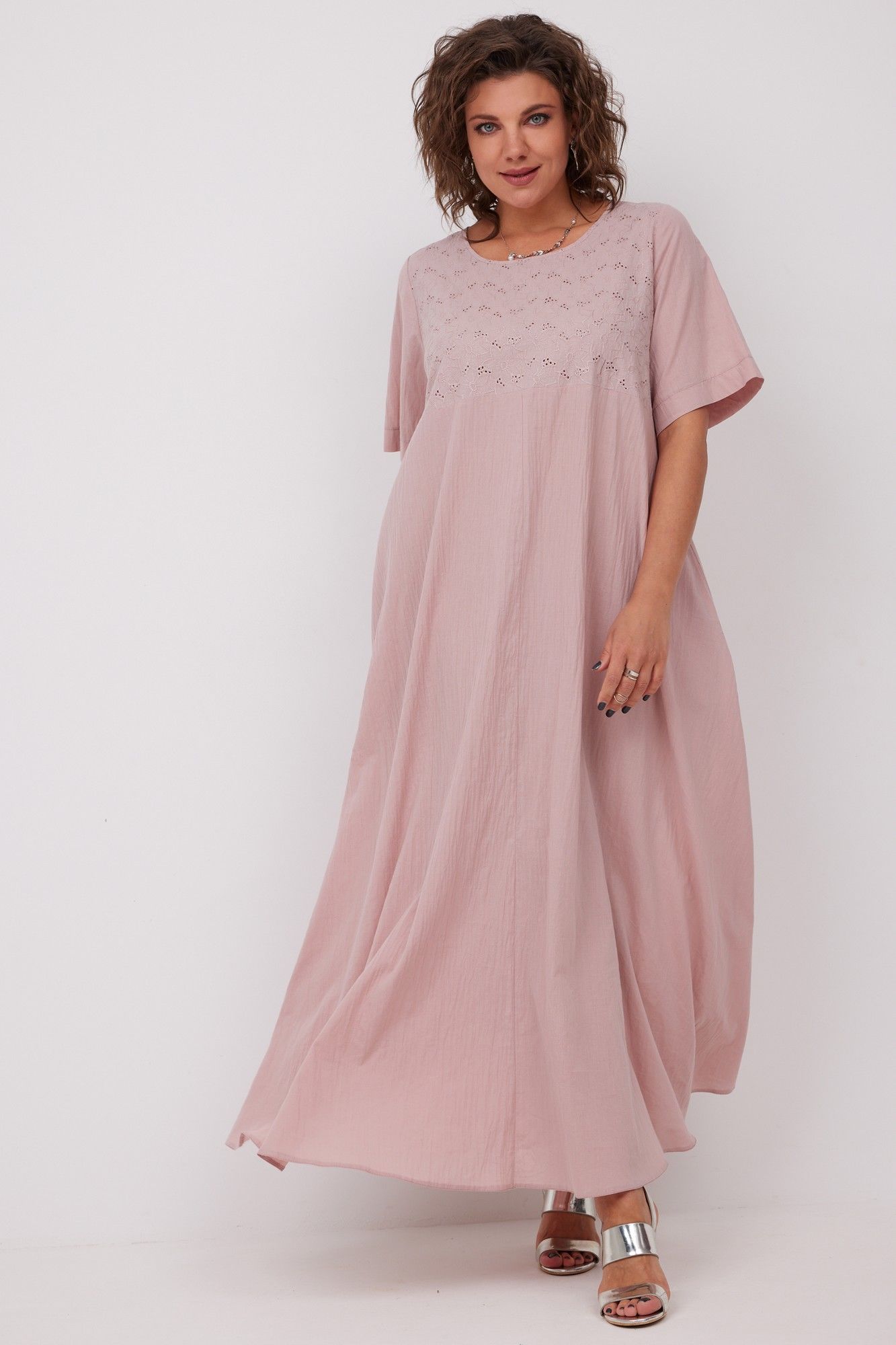 Платья BegiModa 1049 пыльная_роза