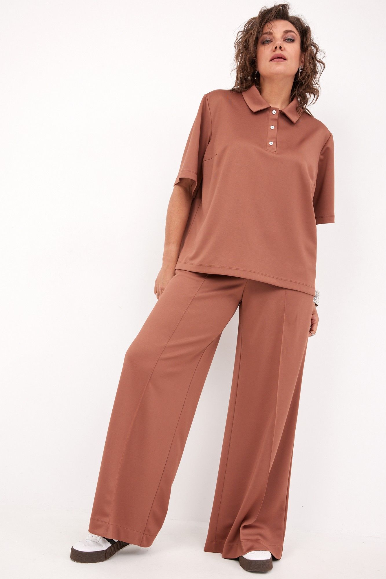 Комплекты брючные BegiModa 3094 терракот