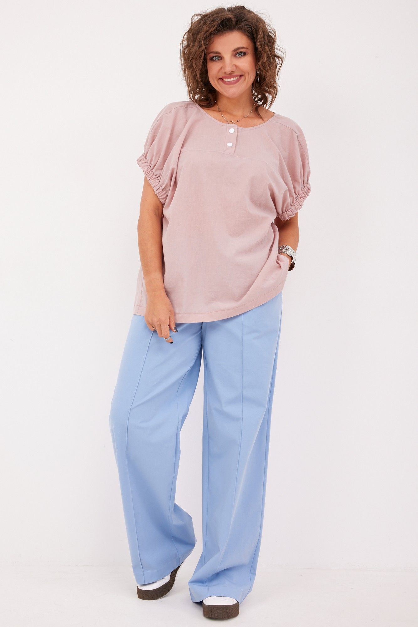 Блузы BegiModa 4124 пыльная_роза