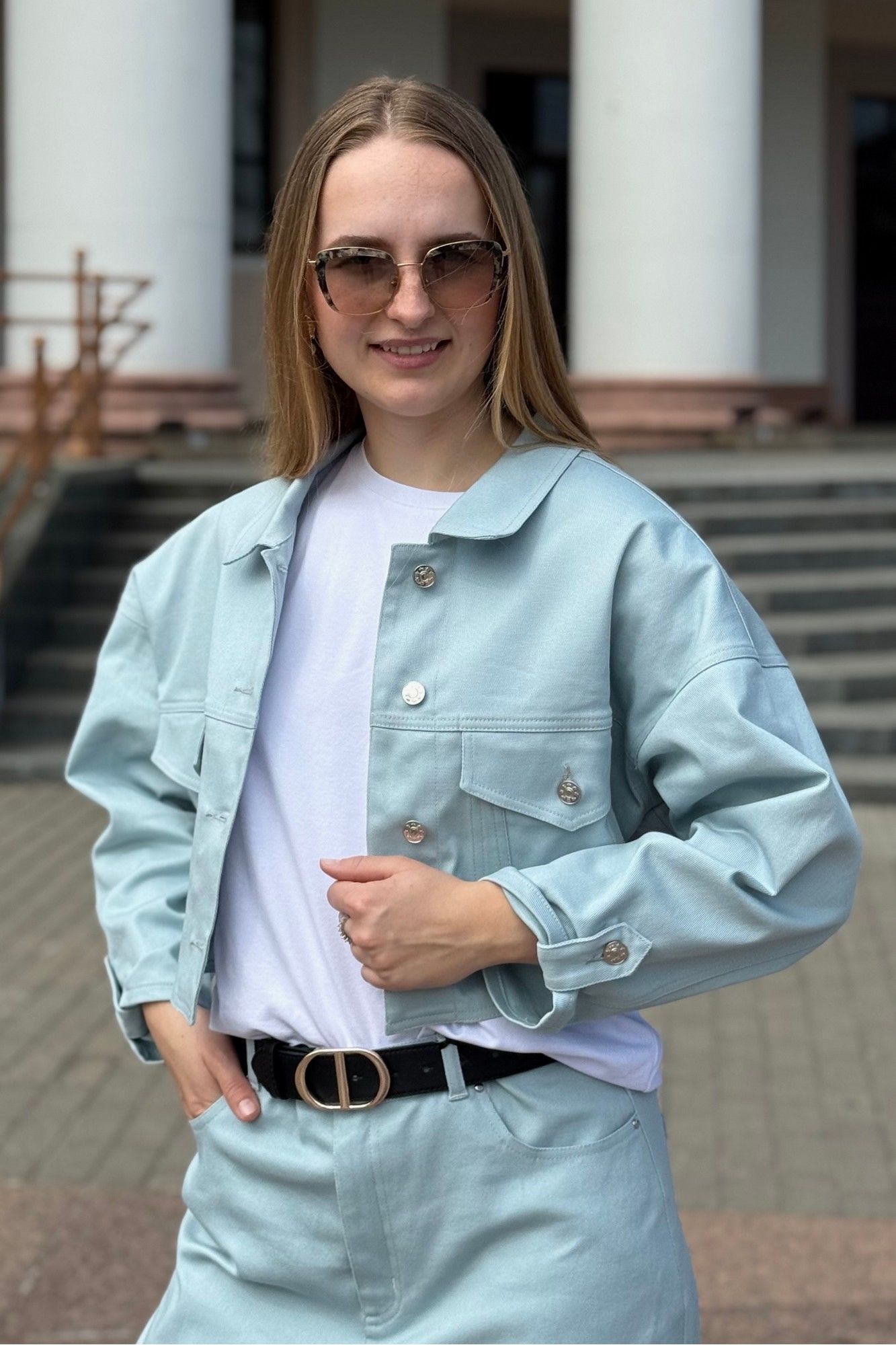 Куртки LIZET М473 голубой