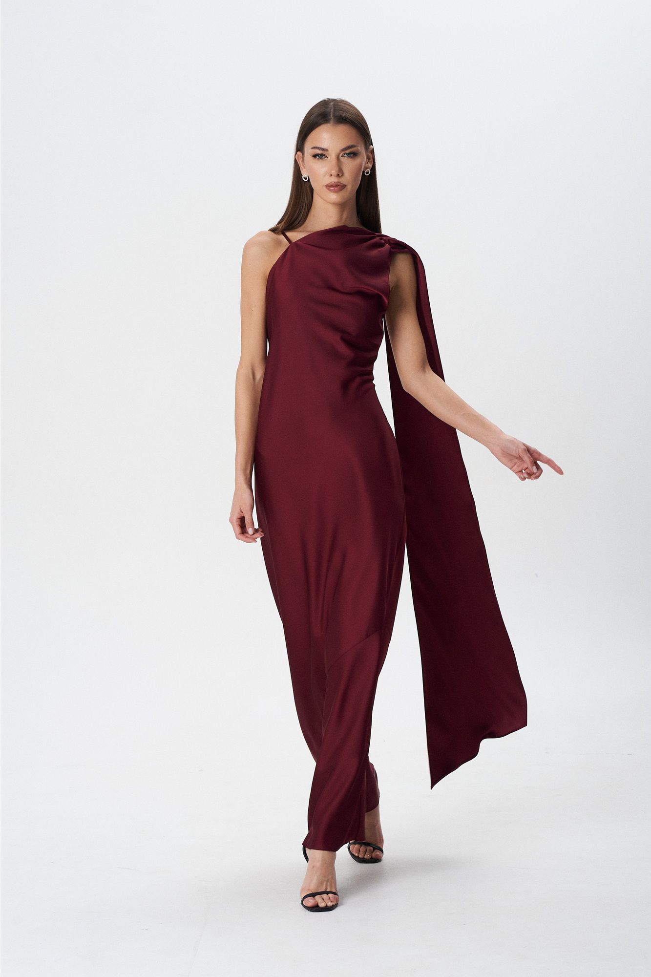 Платья Lady Line 1594 бордо