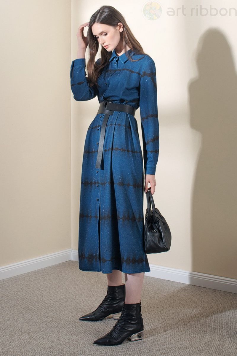 Хлопковое платье Art Ribbon