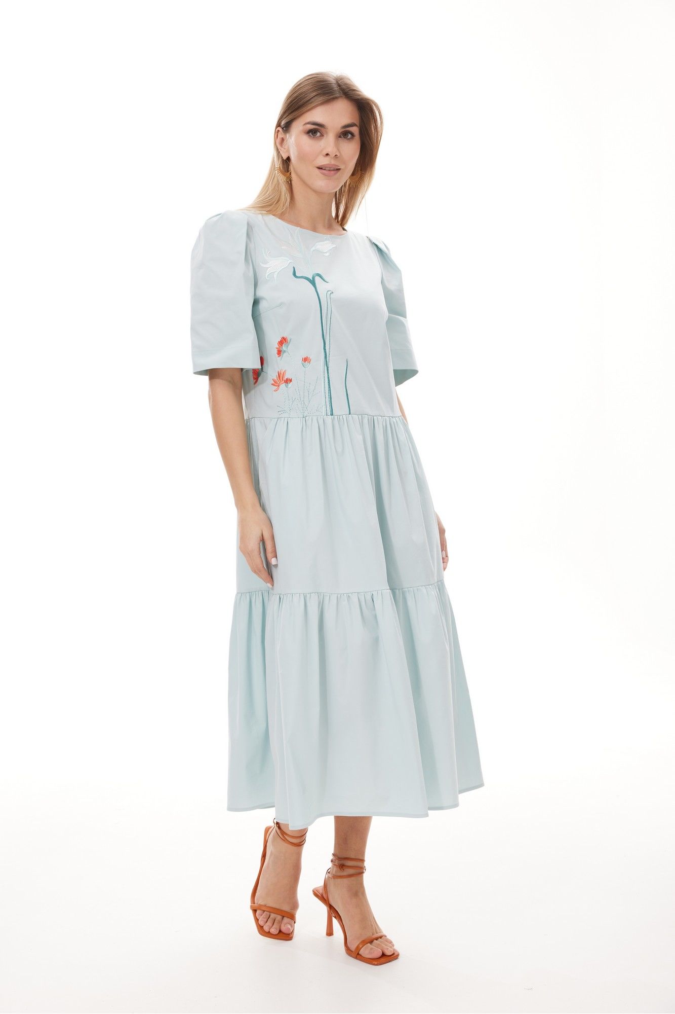 Платья NiV NiV fashion 409 светлая_бирюза