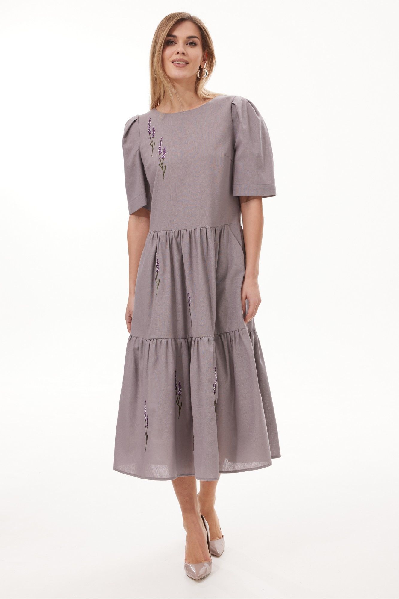 Платья NiV NiV fashion 451/1 бледно-фиолетовый