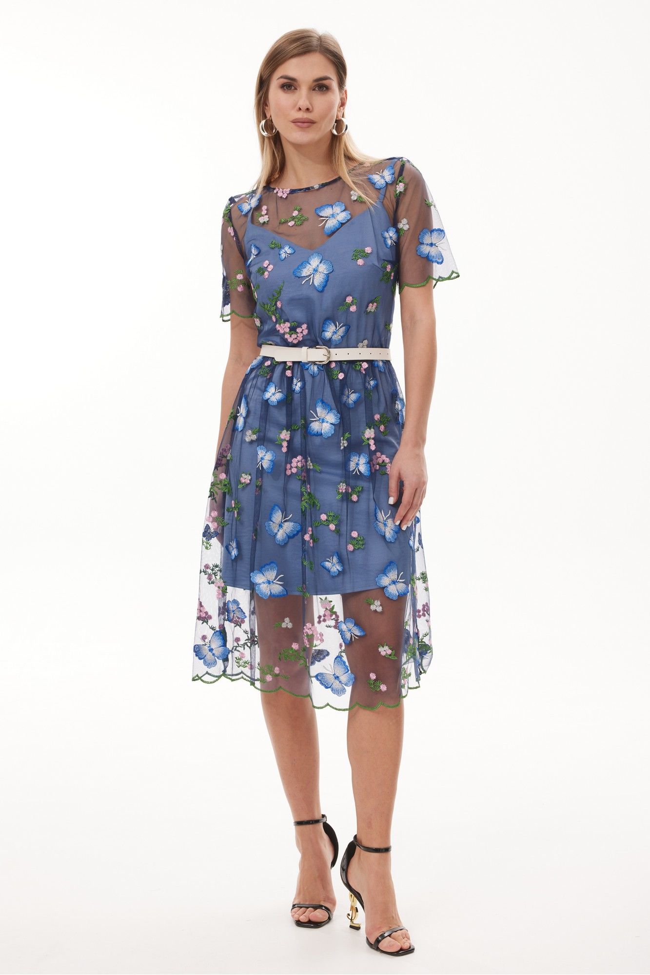 Платья NiV NiV fashion 455 синий