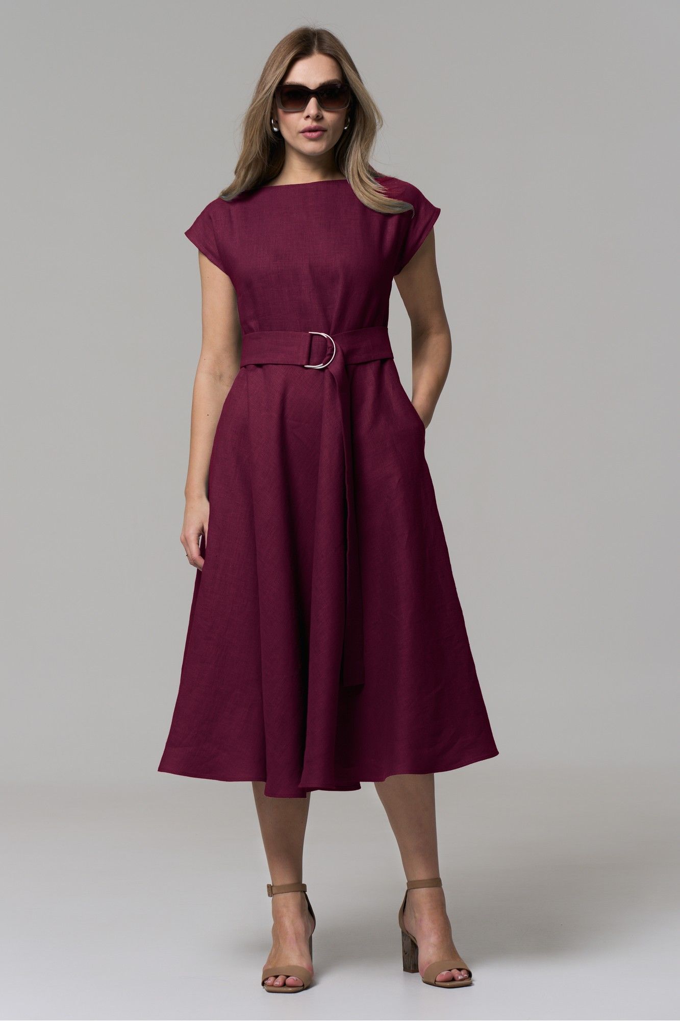 Платья AltaModa 1010-4 бордовый