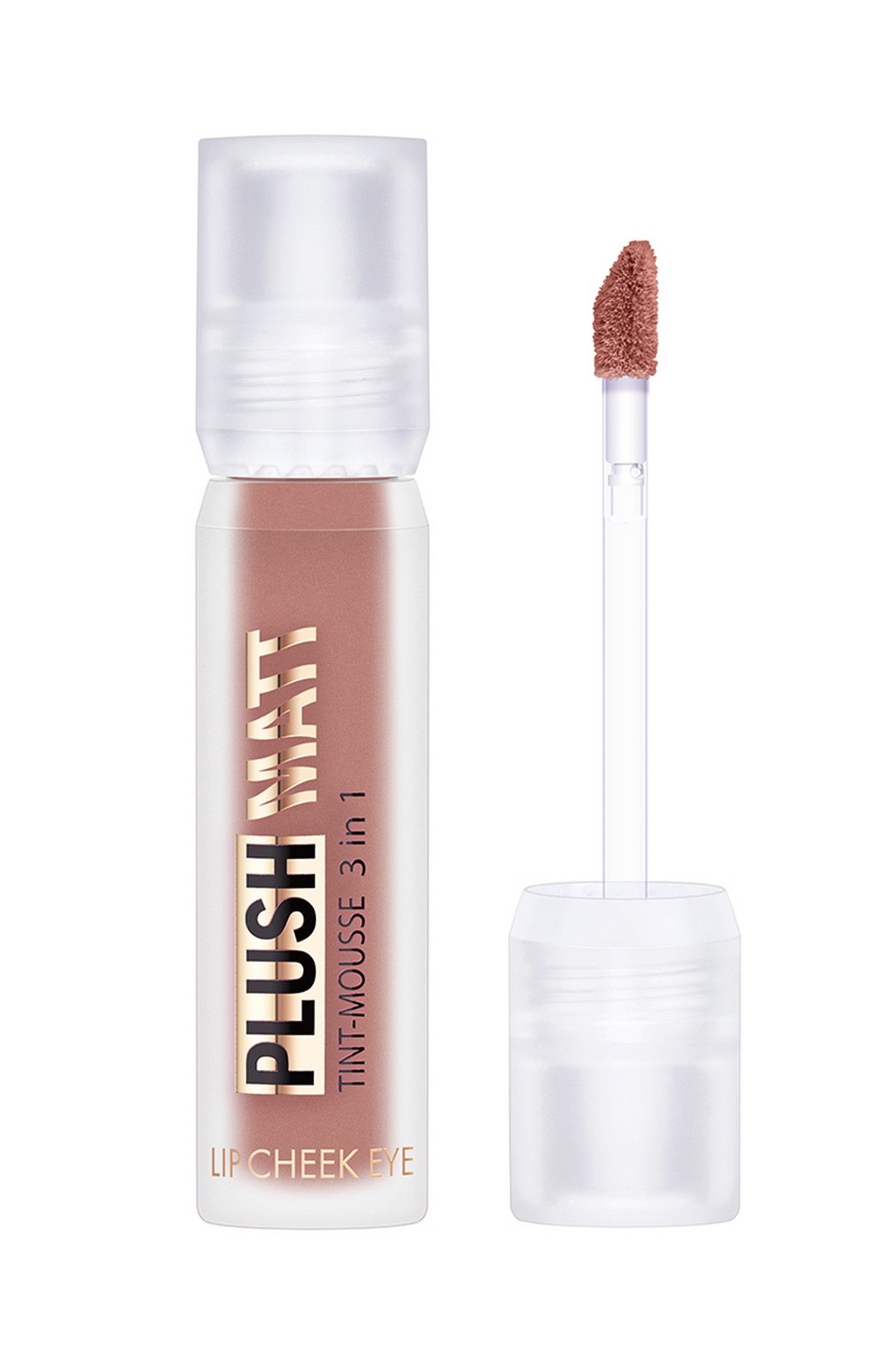 Блески и тинты LUXVISAGE PLUSH_MATT Тинт-мусс 304 светло-коричневый