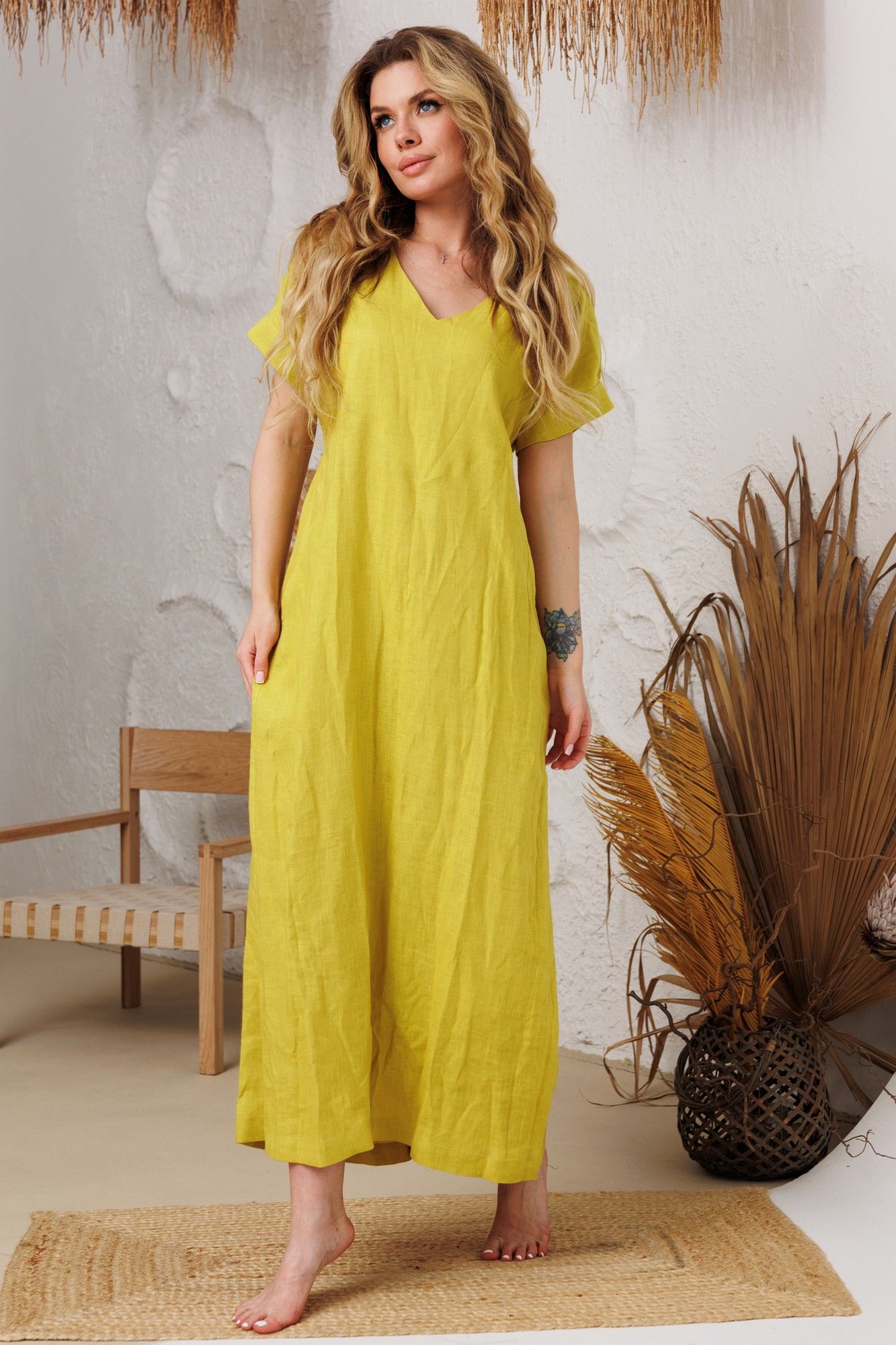 Платья АМУЛЕТ 9901 мимоза