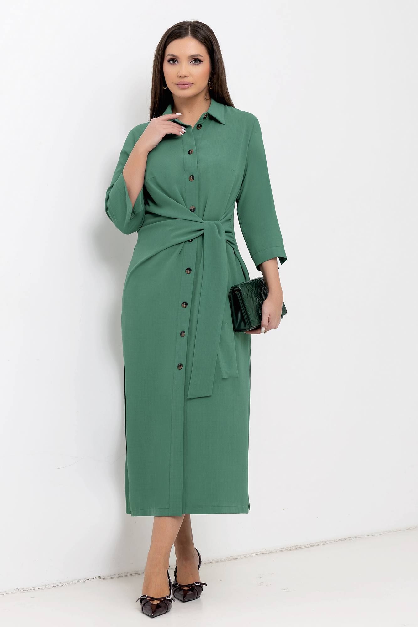 Платья Gold Style 2718 зеленый