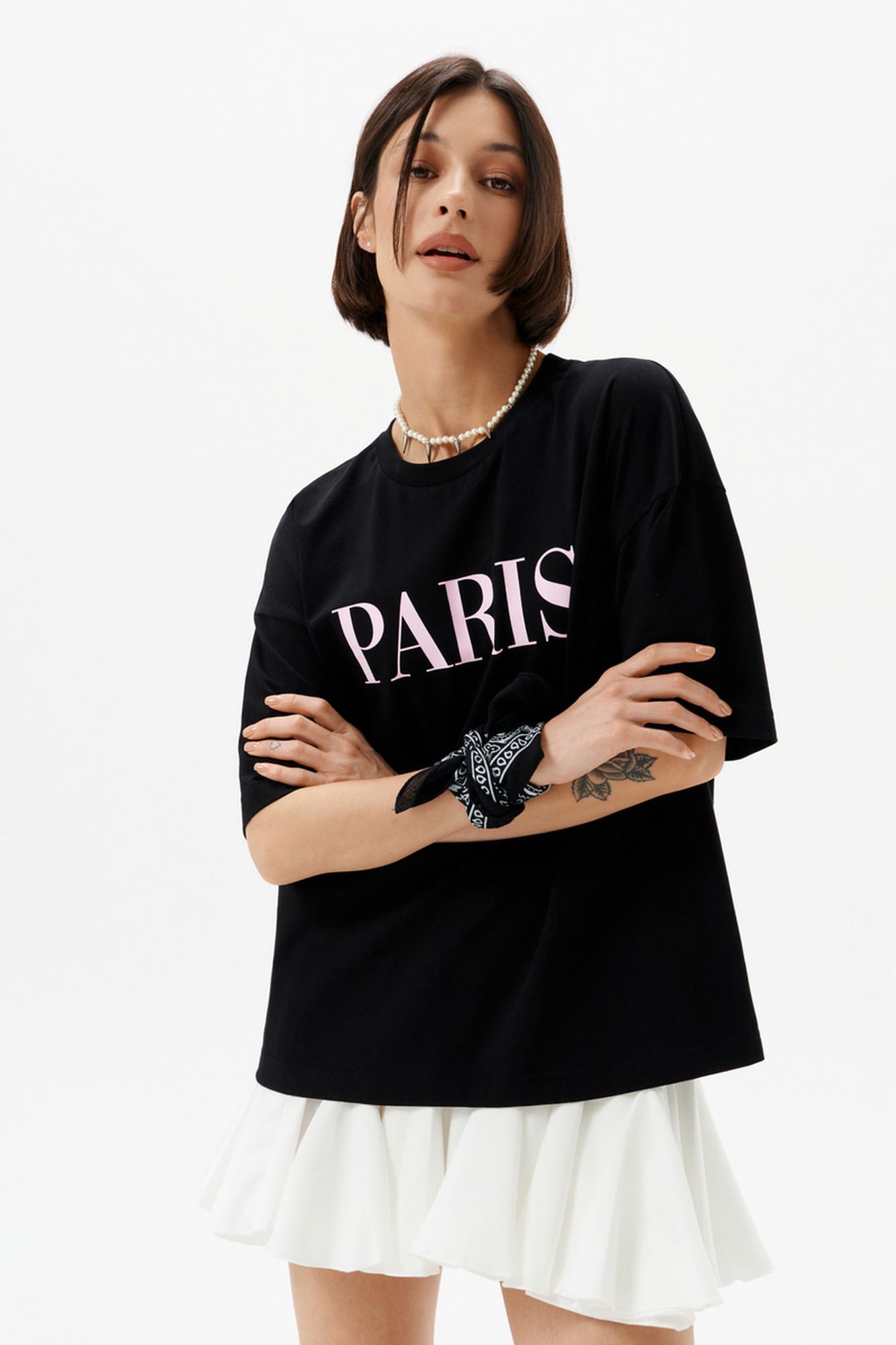 Майки 10DENCY 23335 черный/розовый