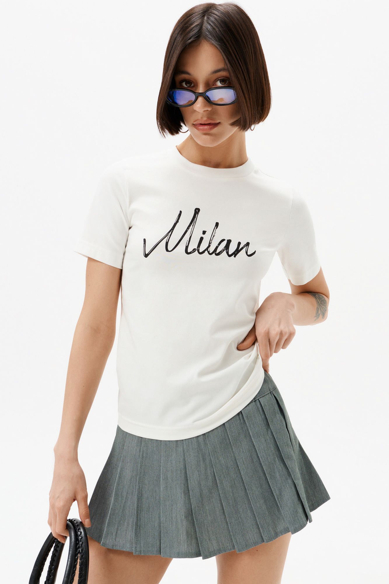 Майки 10DENCY 23339 молочный/черный