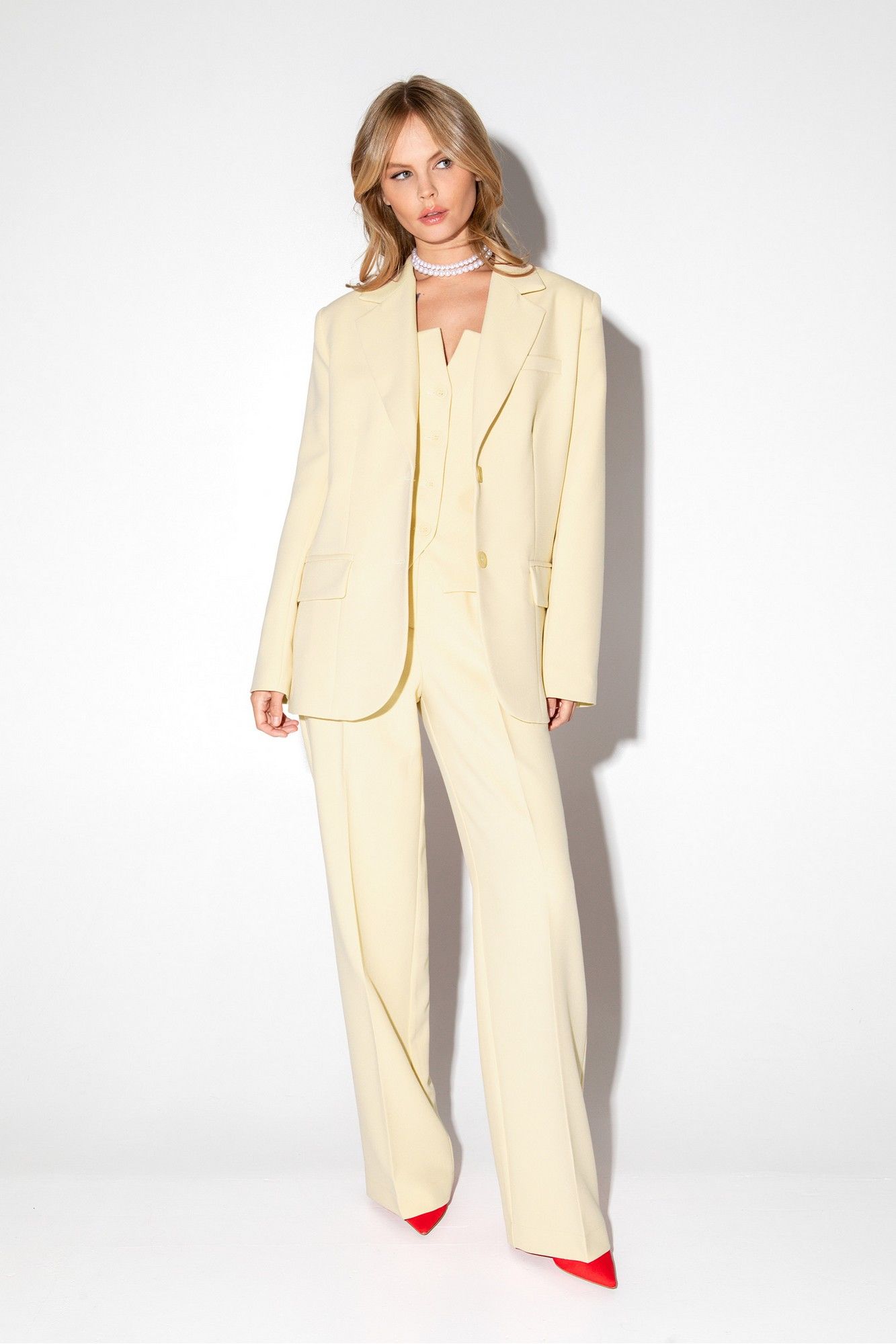 Брючные костюмы PiRS 5890 сливочный