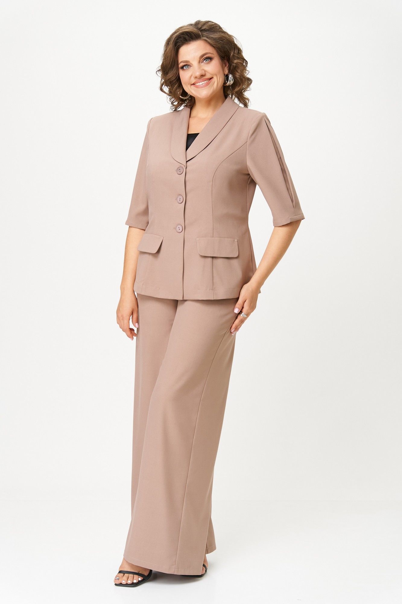 Брючные костюмы ANASTASIA MAK 1283 капучино