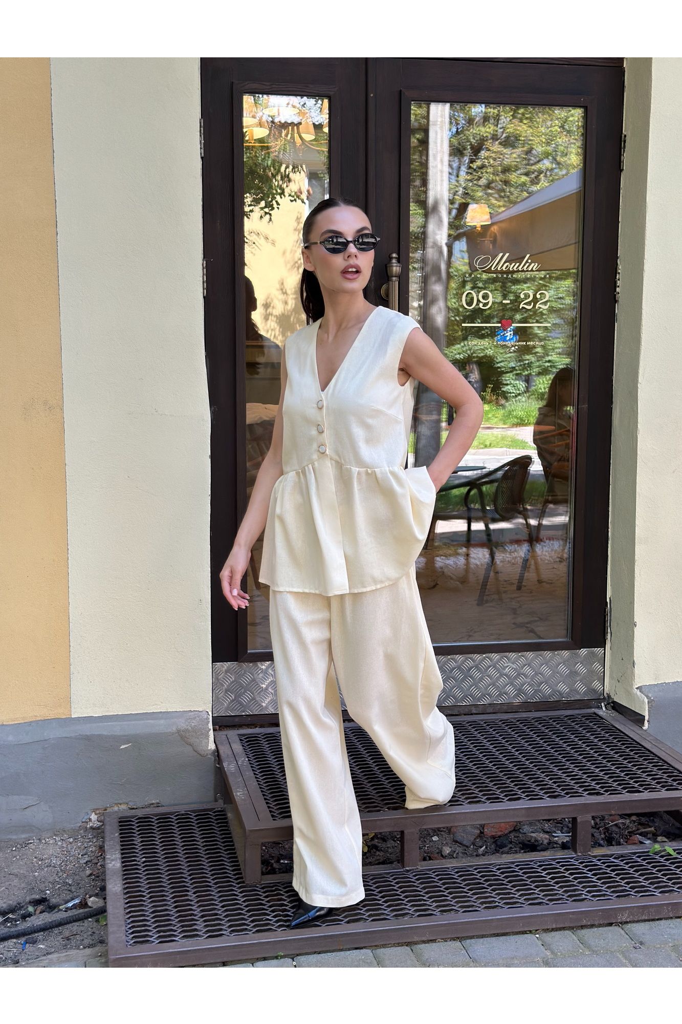 Комплекты брючные THE.WOMAN 0331 сливочный