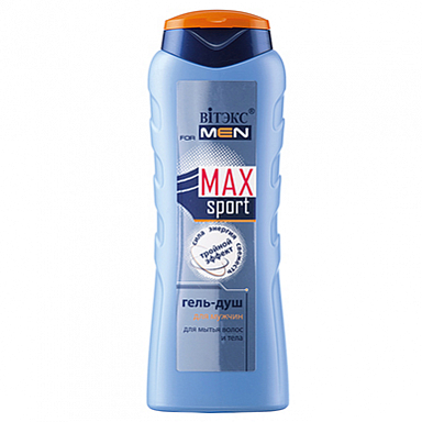 Для душа и ванны Belita FOR MEN MAX SPORT-Гель-душ д/мытья волос и тела