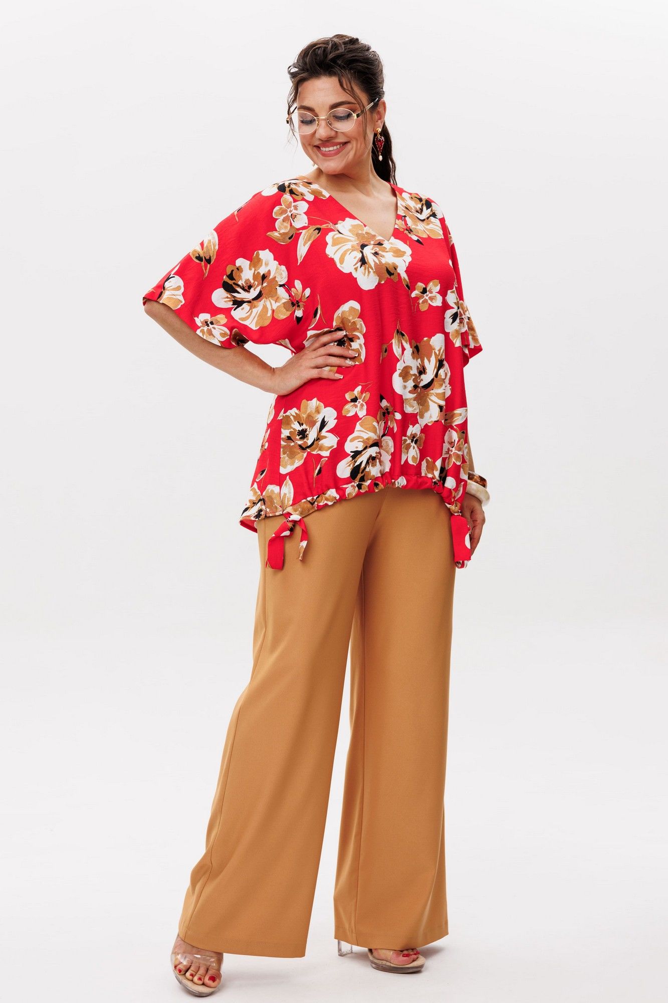 Брюки Anelli 1630 египетский_песок