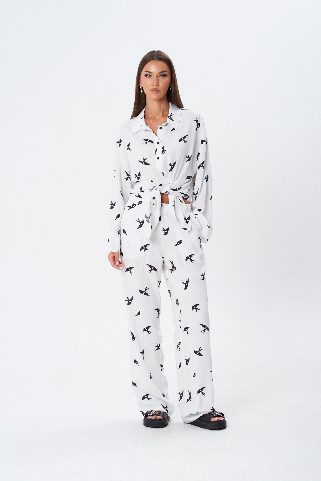 Комплекты брючные Lady Line 1607 белый