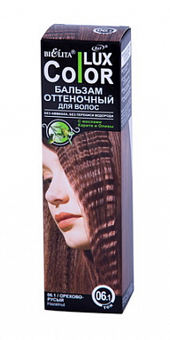 Окрашивание Belita Бальзам оттеночный ТОН 06.1. орехово-русый Color Lux