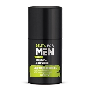 Дезодоранты и антиперспиранты Belita Белита for Men-Дезодорант-антиперспирант "Бодрящая свежесть"
