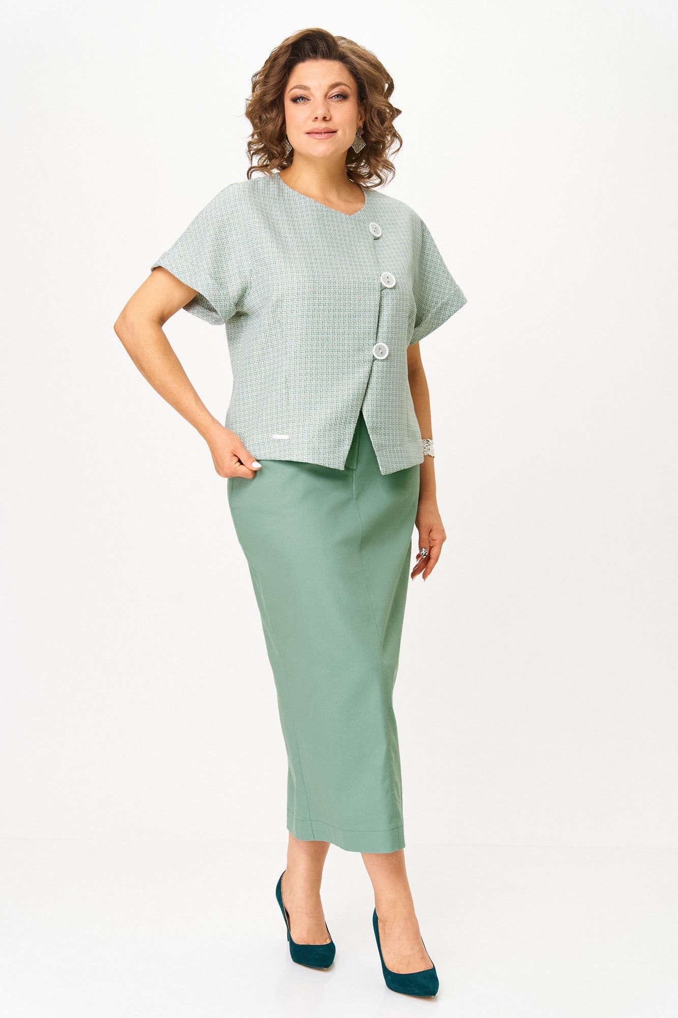 Комплекты юбочные Michel chic 1422 зеленый
