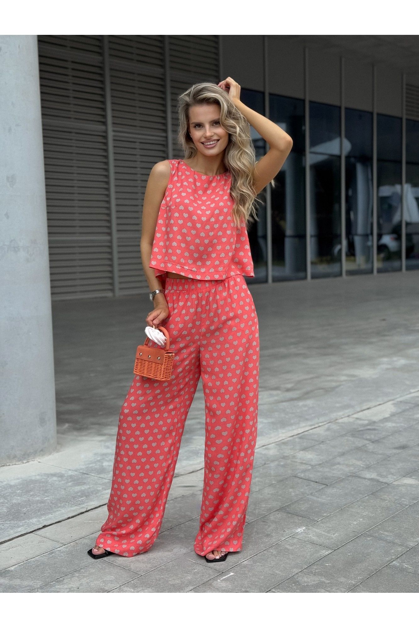 Брючные костюмы Dilana VIP 2111 розовый_принт