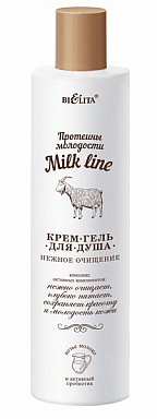 Для душа и ванны Belita Мilk line-Крем-гель для душа Нежное очищение