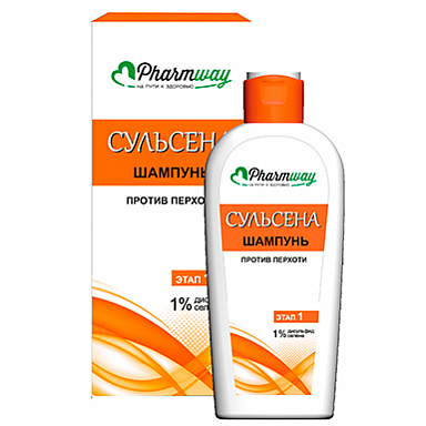 Шампуни Belita СУЛЬСЕНА Pharmway Шампунь против перхоти 1%,. в коробке
