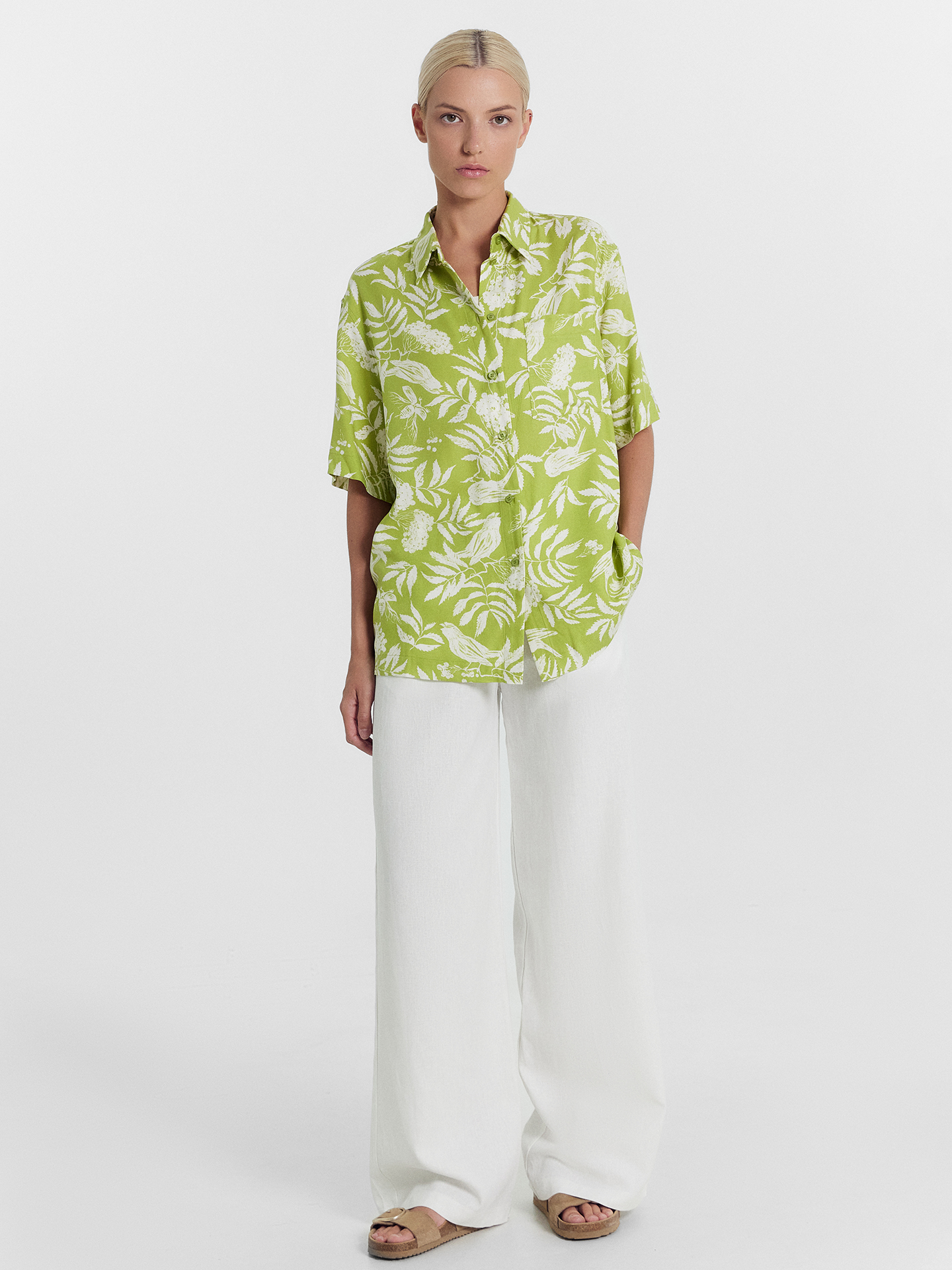 Рубашки Mark Formelle 112855/1/24-28373П-9 птицы_на_цитроне