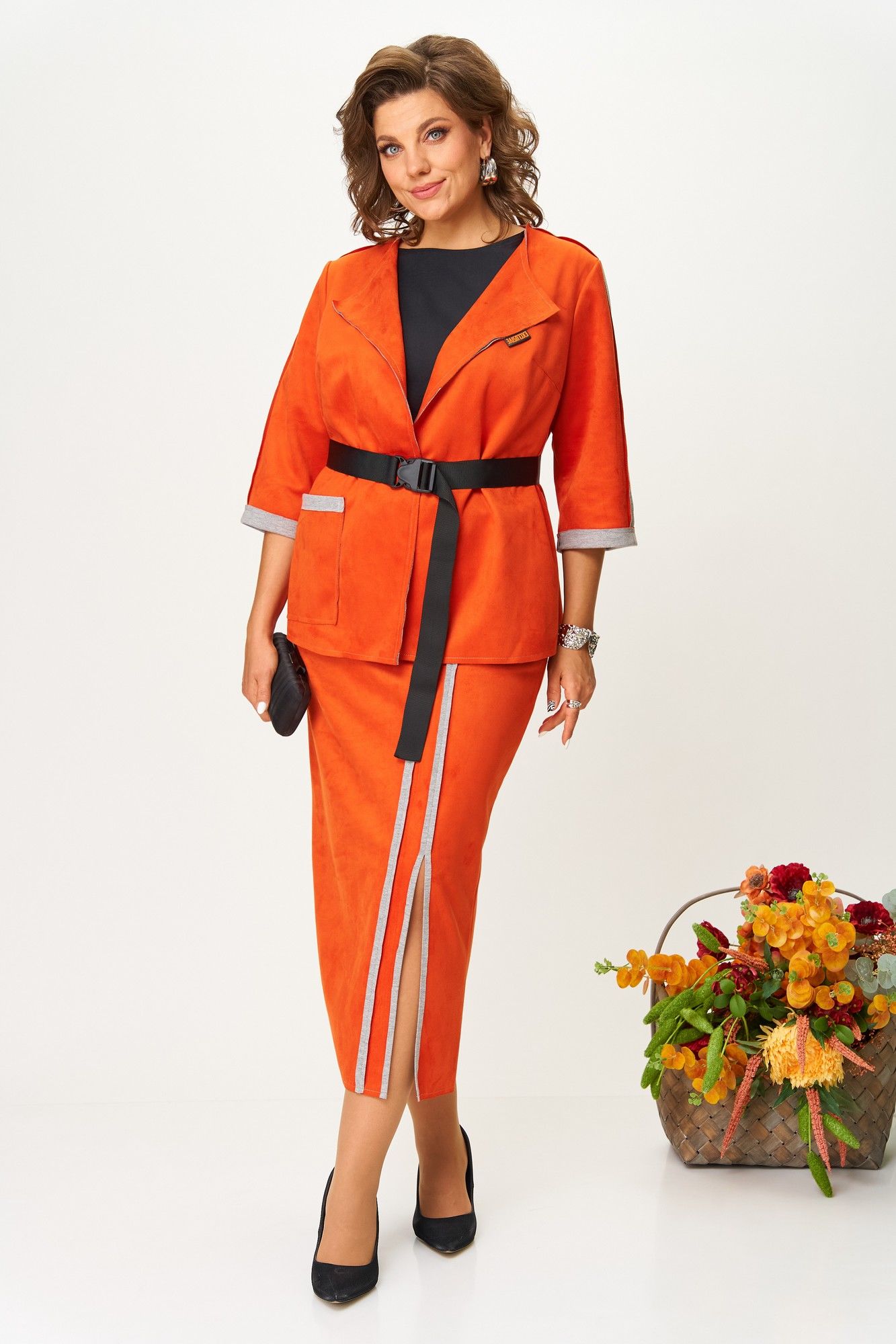 Юбочные костюмы Michel chic 1388/1 терракот